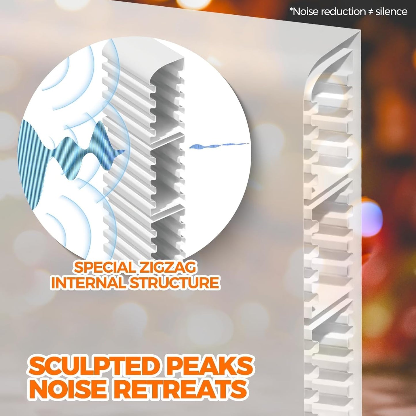 Holikme Door Draft Stopper Under Door Draft Blocker Insulator Doors Sweep Weather Stripping Noise Stopper Strong Adhesive, Transparent