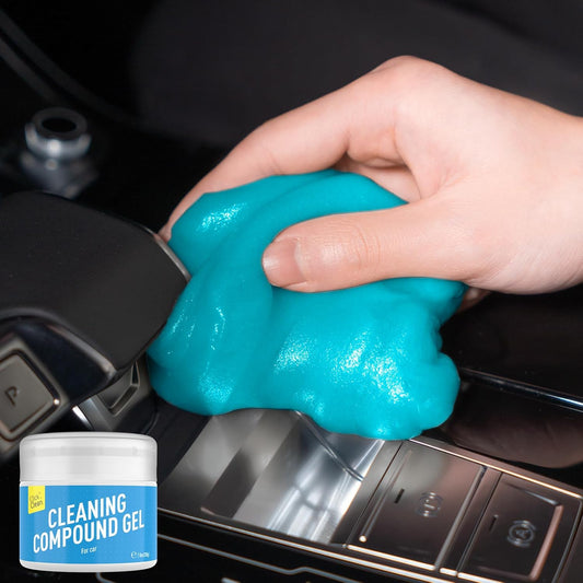 CLICK CLEAN Cleaning Gel for Car, 7oz Car Detailing Tools, Car Cleaning Putty Gel, Car Interior Cleaner Universal Dust Cleaner for Keyboard, Laptop, Car Air Vents (Bluebell)