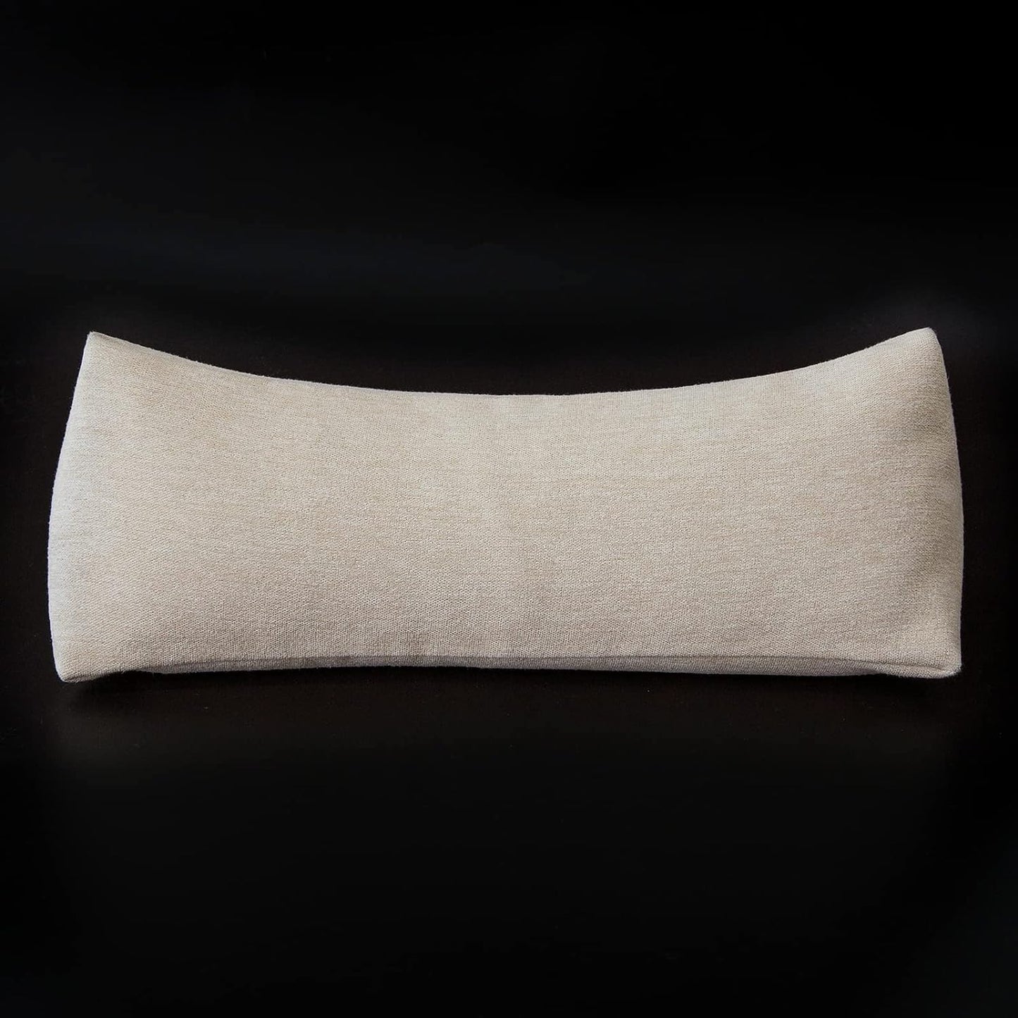 Buckwheat Neck Support Pillow Cervical Neck Cylinder Bolster Pillow,Buckwheat Hulls Adjustable Roll Pillow,Neck Pain Relief for Back and Side Sleepers Round Pillows for Lunch Break beige, 6*15 inch