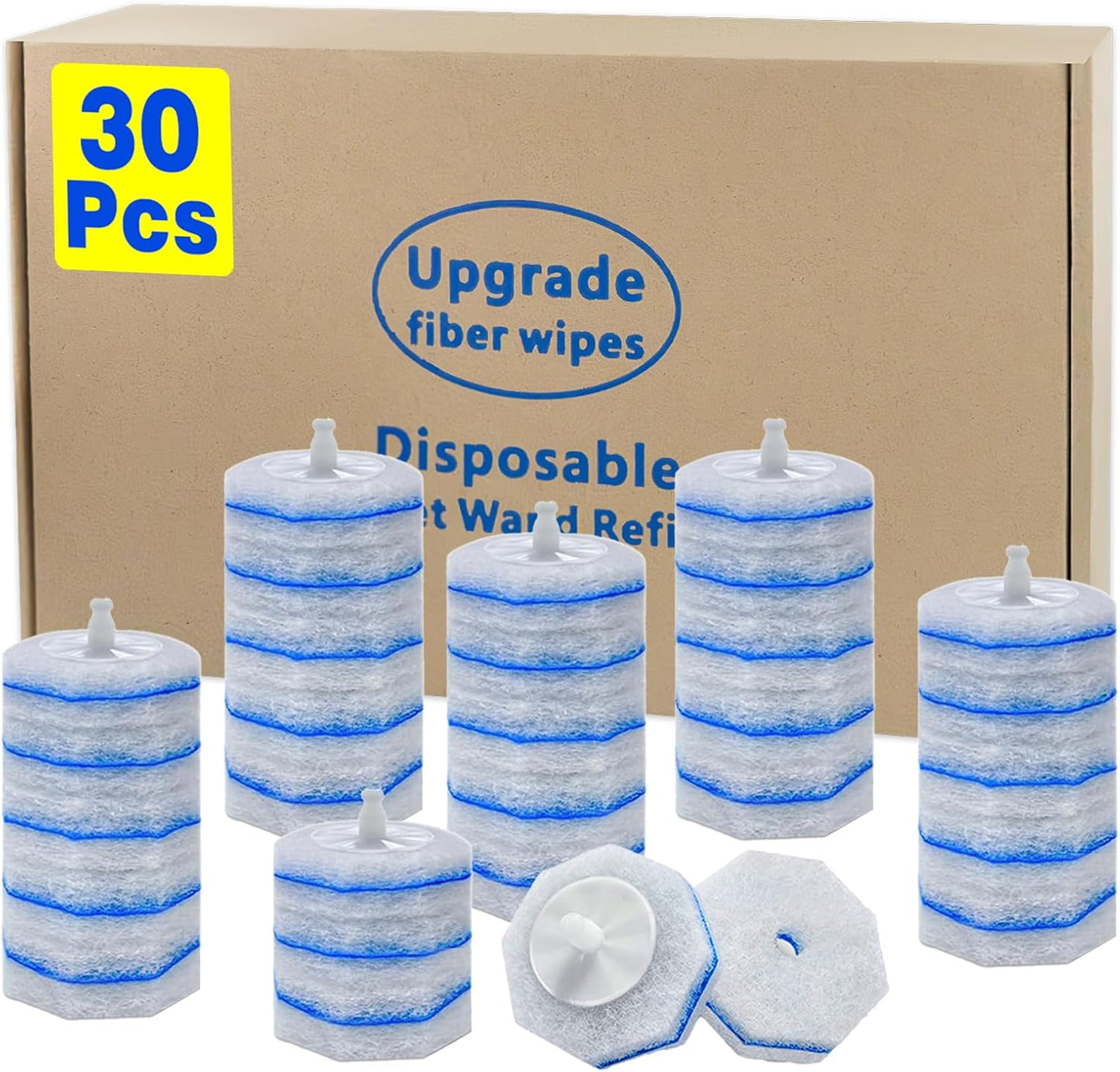 Disposable Toilet Wand Refills (30 Count)