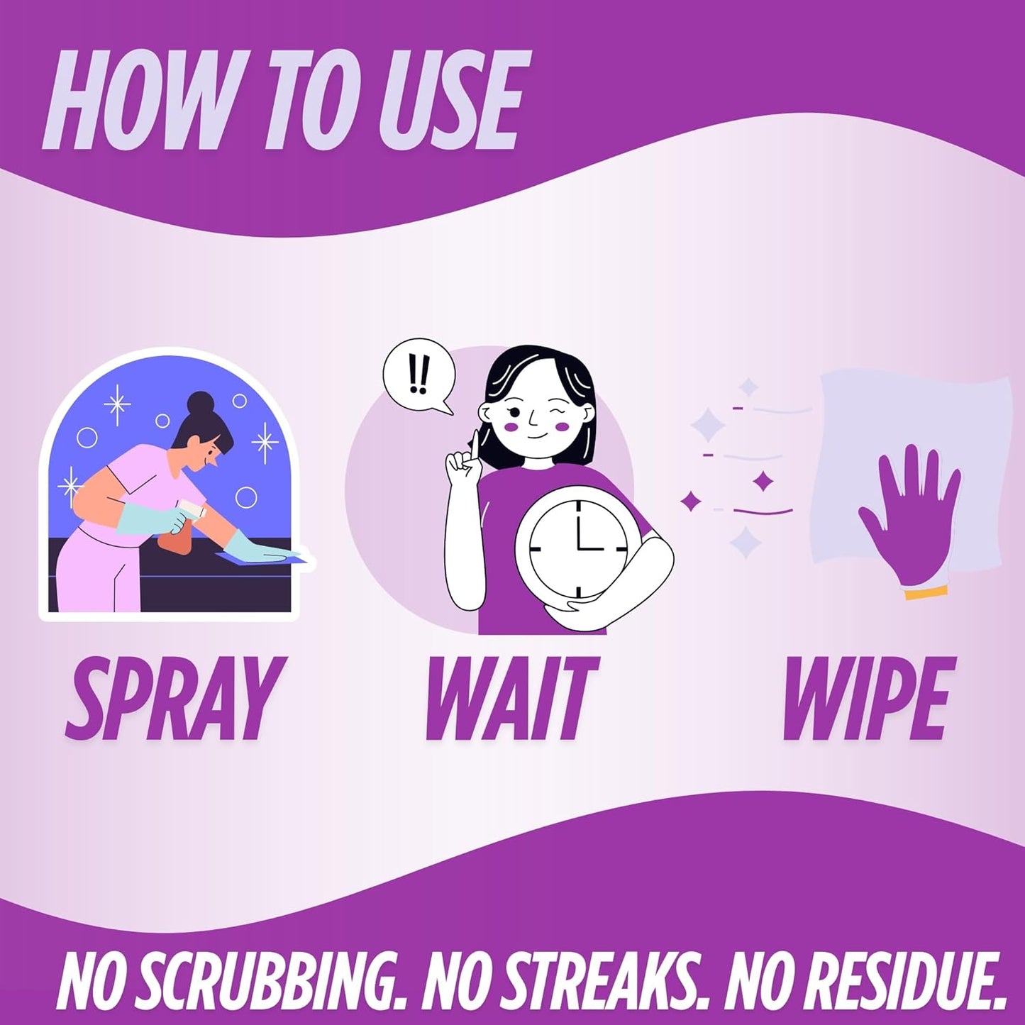 Oh Yuk All Purpose Cleaner – Multi-Purpose Hard Surface Cleaner for Kitchen, Bathroom, Counters, Stainless Steel & More - 100% Biodegradable, Vegan, Cruelty-Free (1, Spray Bottle)