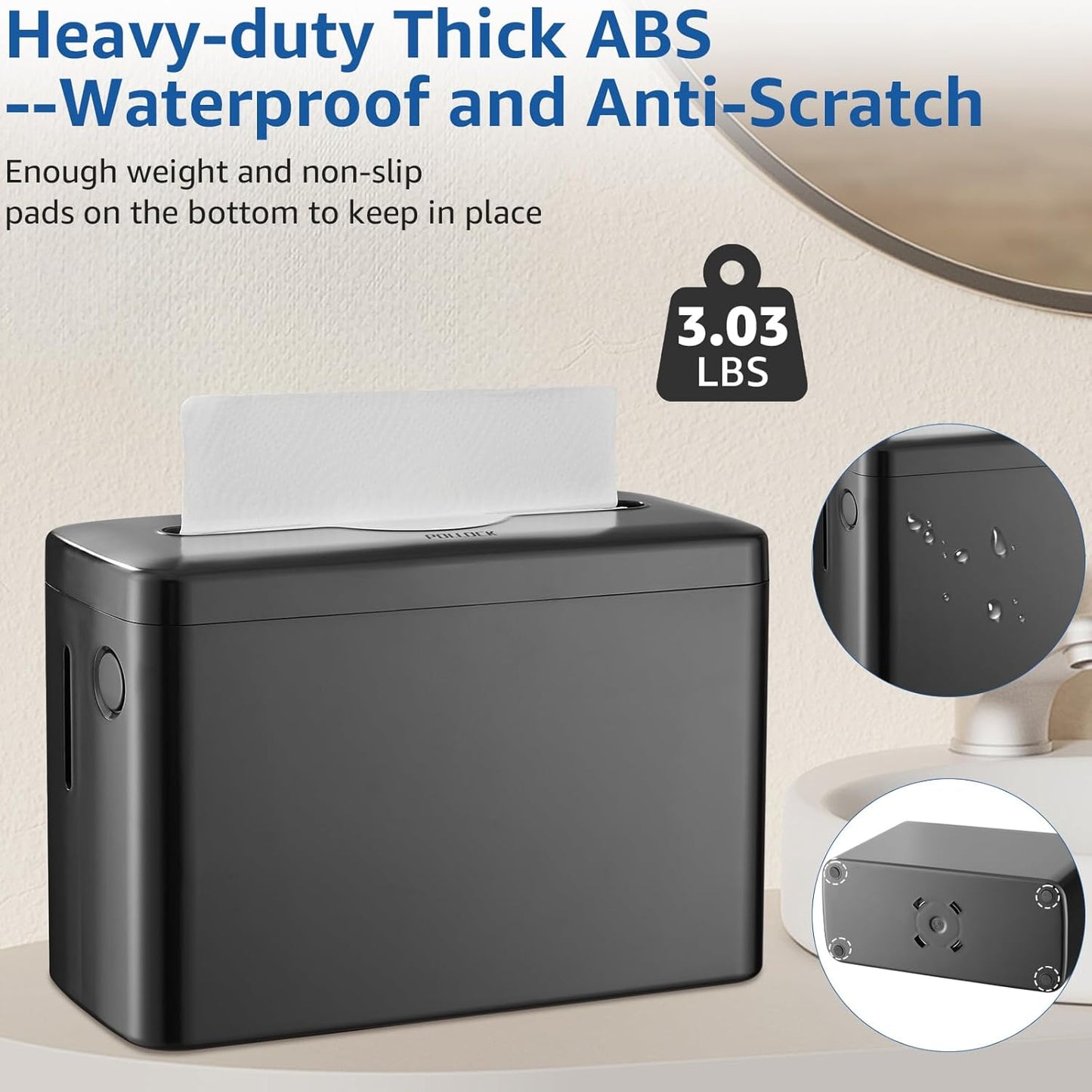 Paper Towel Dispenser Countertop, Multifold Trifold Paper Towel Holder, Hand Towel Dispenser, Commercial Paper Towel Dispenser,Paper Towel Holder for Home Kitchen Restaurant