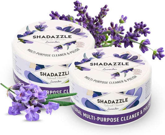 Shadazzle Natural All Purpose Cleaner and Polish – Eco friendly Multi-purpose Cleaning Product (2 Pack, Lavender)
