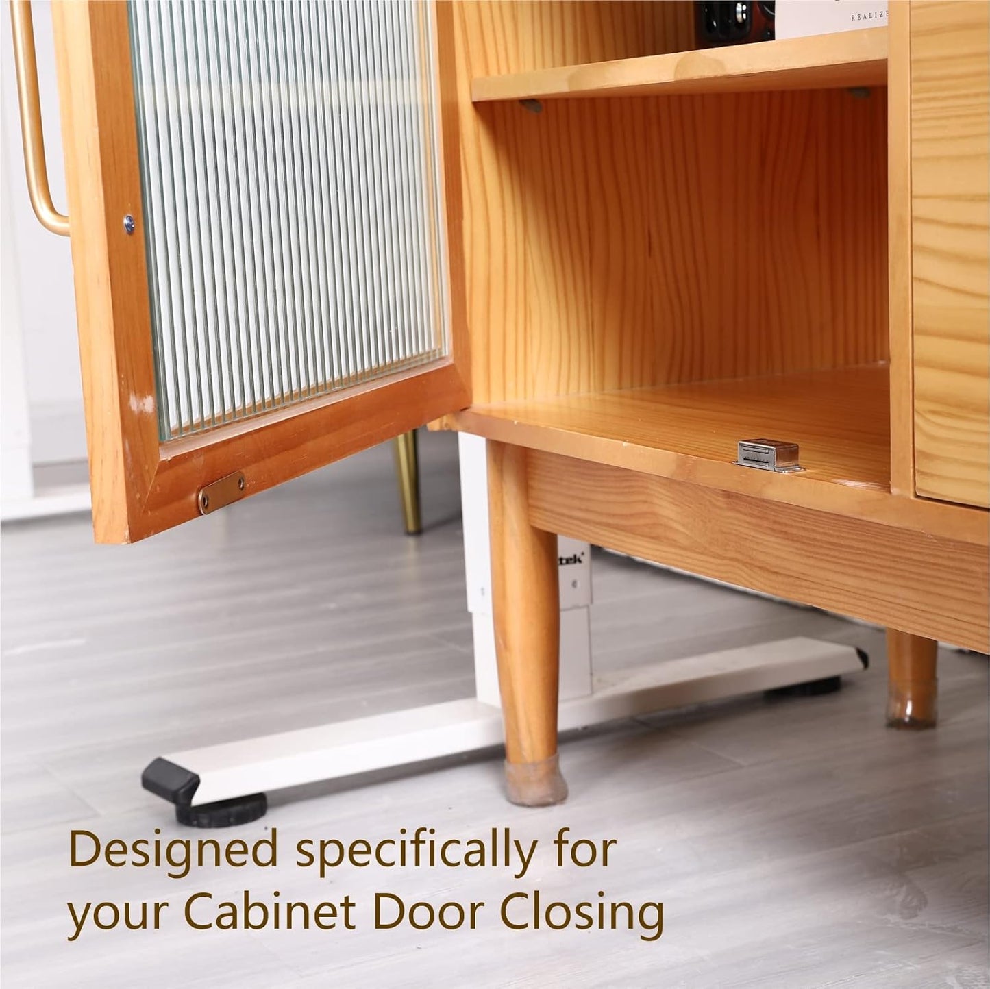 Mousike Cabinet Magnets Magnetic Door Catch Stainless Steel Door Magnet for Kitchen Bathroom Cupboard Wardrobe Closet Closures Cabinet Door Drawer Latch 20 lbs(6Pack)