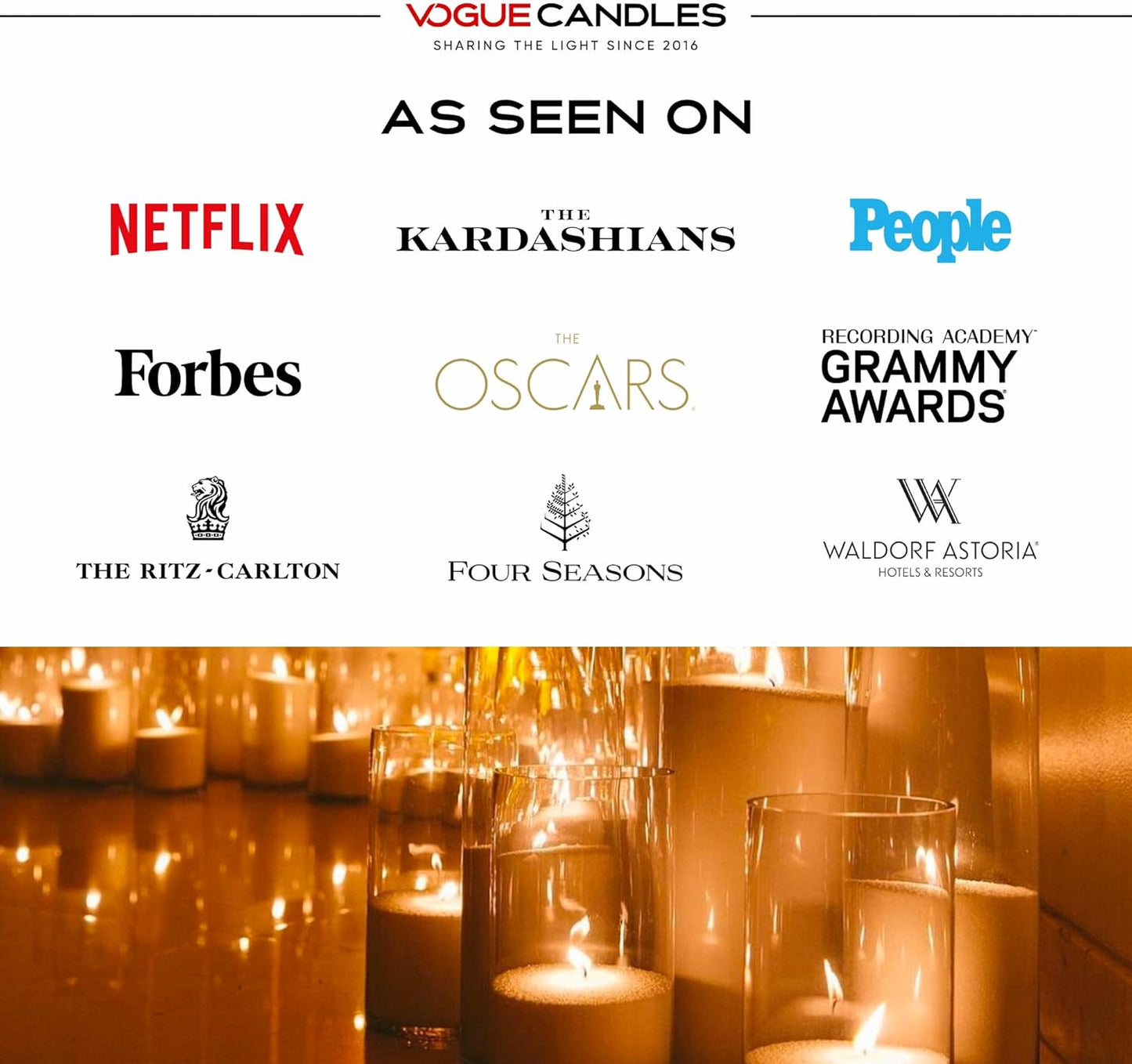 Vogue Candles 5LB Candle Sand with 50 Wicks for Custom Candle Making | Bulk Refillable Plant-Based Granules | Unscented, Clean Burn, Smoke-Free, Vegan Candle Refill Kit- Orange