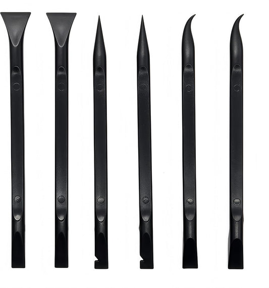 Scraper Small Plastic Scraper Tool, Used in Narrow Spaces and Gaps, Perfect for Removing Oil Stains, Labels, Food, Dirt, Paint, Etc. (6Pcs scrapers)