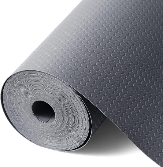Shelf Liners for Kitchen Cabinets Non-Slip Drawer Liner Non Adhesive Cupboard Mat EVA Material Refrigerator Mats Fridge Liner Washable for Shoerack, Storage and Desks 11.8 x 393.7 Inches