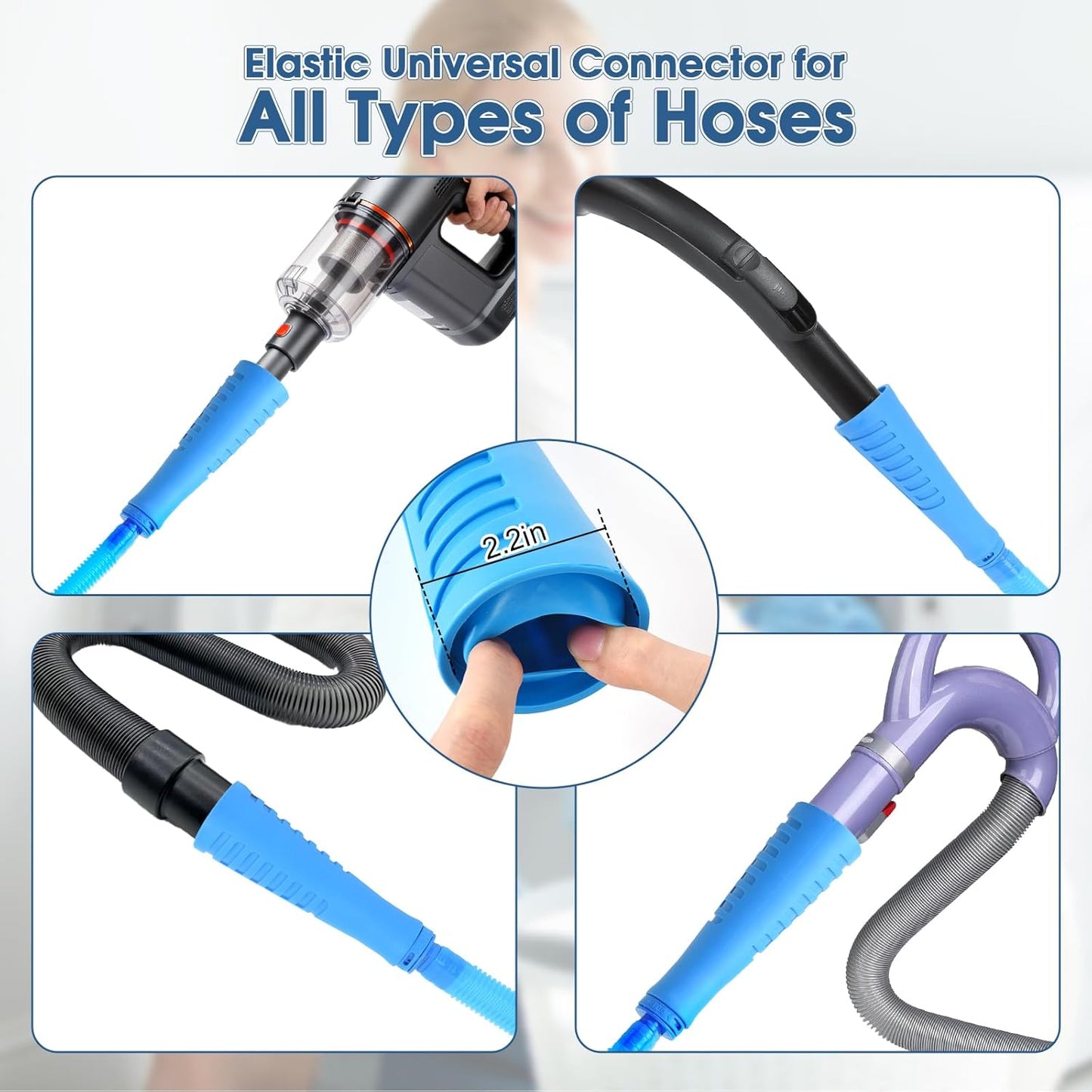 Universal Dryer Vent Cleaner Kit Compatible with All Vacuum Cleaner Include Vacuum Hose Attachment Accessories Brush Lint Brush,Dryer Vent Vacuum Hose with Gloves