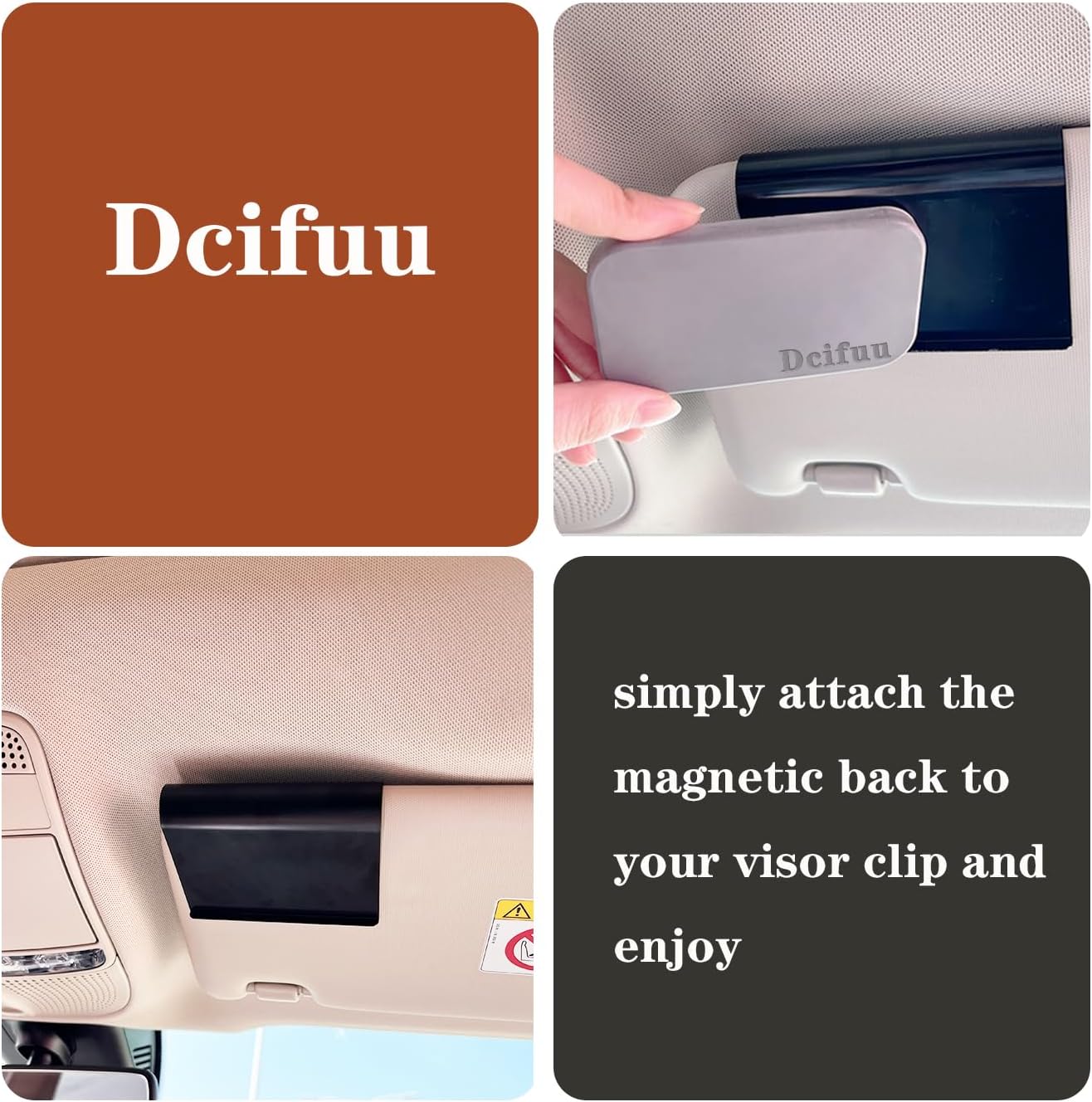 Car Air Freshener, Woodiness Air Freshener, Odor Eliminator, Woodiness Scent Starter Kit Car Visor (Pack of 3, No clip included)