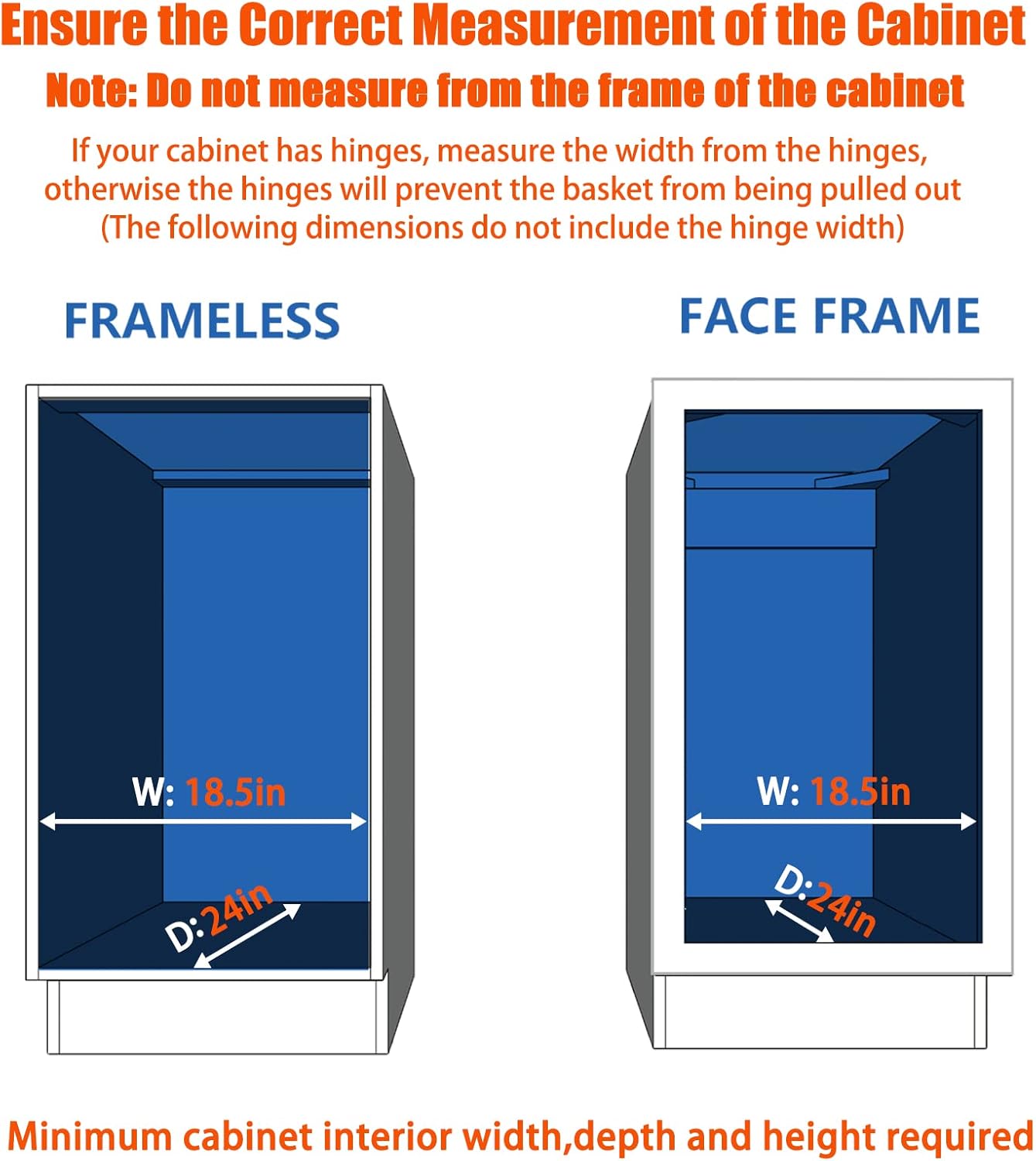 ROOMTEC Pull Out Cabinet Organizer, Cabinet Pull Out Shelves 17" W x 21" D, Heavy Duty Cabinet Drawers Slide Out Kitchen Cabinet Organizers Storage Shelf