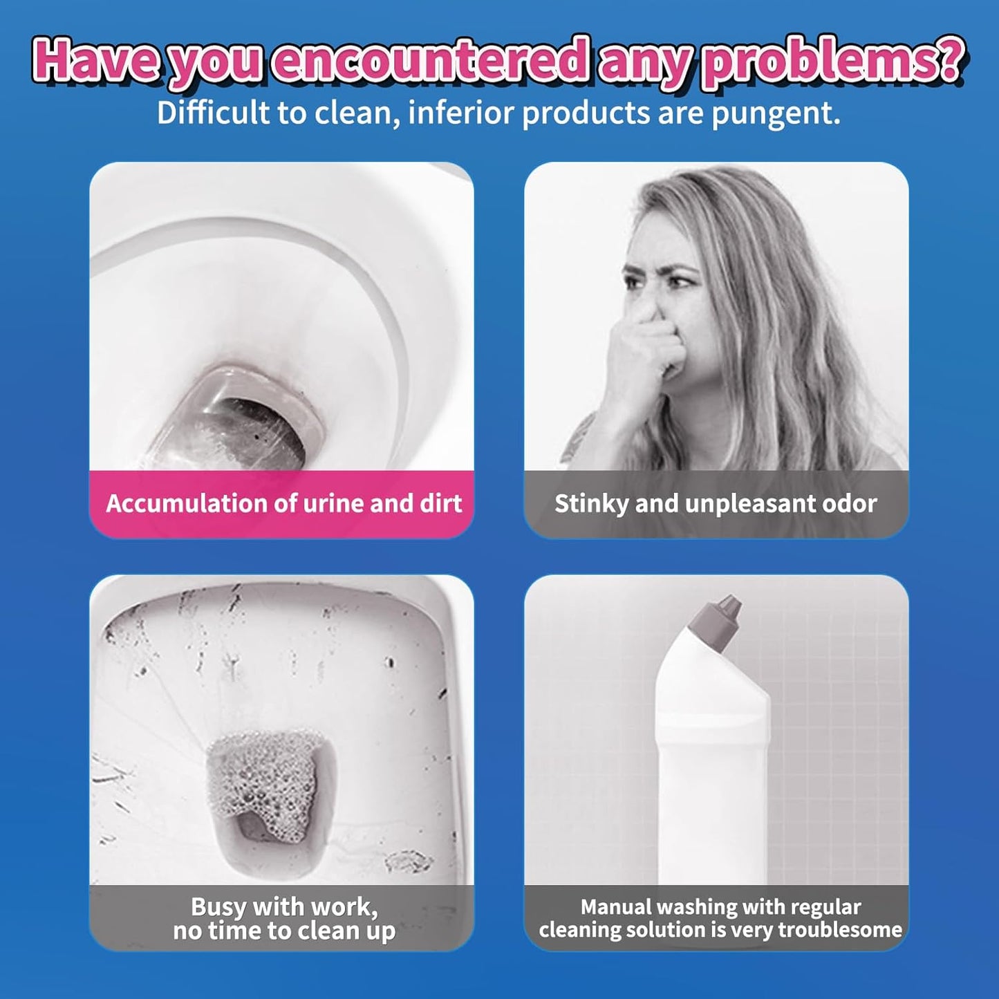 Automatic Toilet Bowl Cleaner Tablets, 30-Pack Long-Lasting Toilet Tank Cleaner for Bathroom, Blue Water Freshener, Prevents Stains & Odor, Safe for All Toilets (30, Blue and yellow)