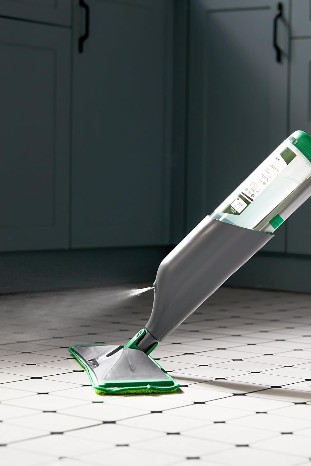 Eyliden Floor Spray Mop with Bio-Enzyme Cleaner Kit | Multi-Surface Cleaner Concentrate, Refillable Mops Safe for All Home, Office Floors Cleaning, 2 Washable Microfiber Pads