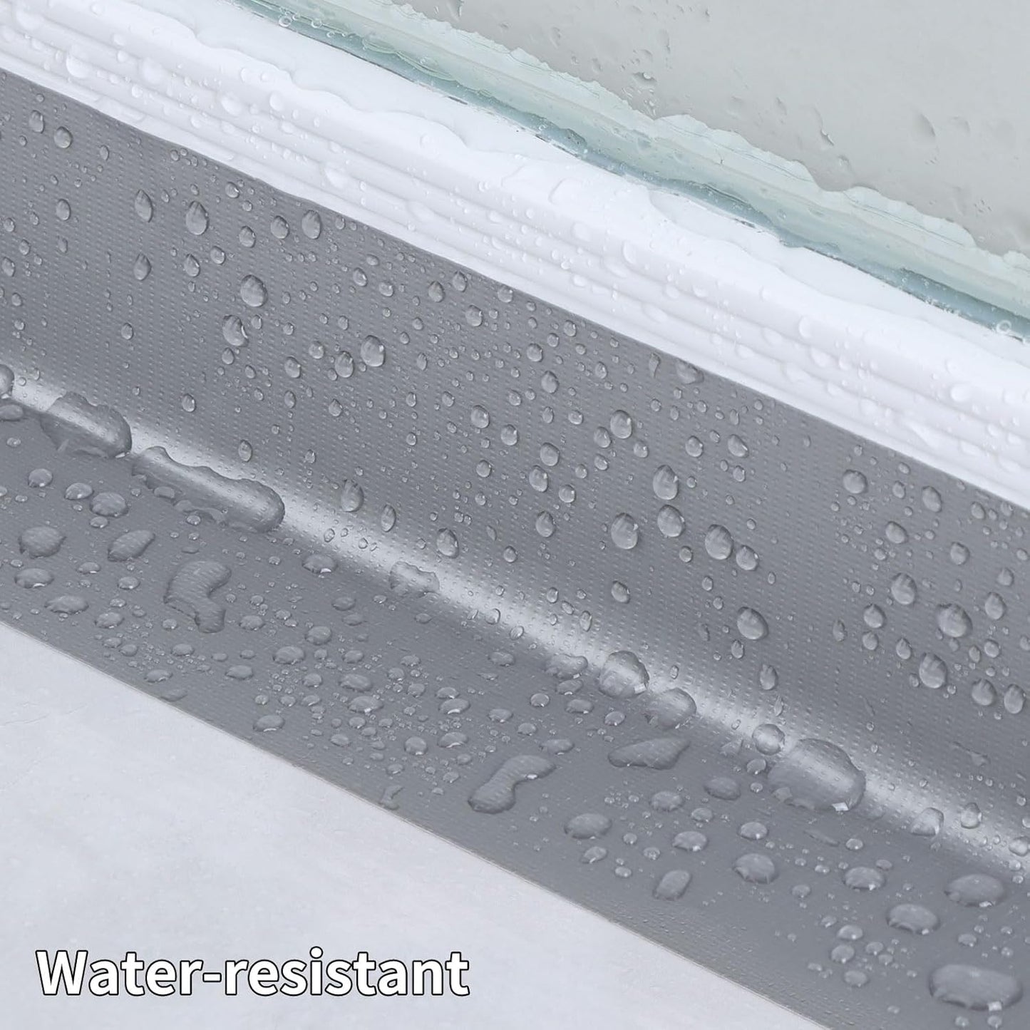 Cloth Duct Window Seal Strip Tape for Winter, 1.89in x 66FT, Weather Stripping Sealing Insulation Tape for Windows and Door, Easy Tear Sealer Draft Blocker Silver