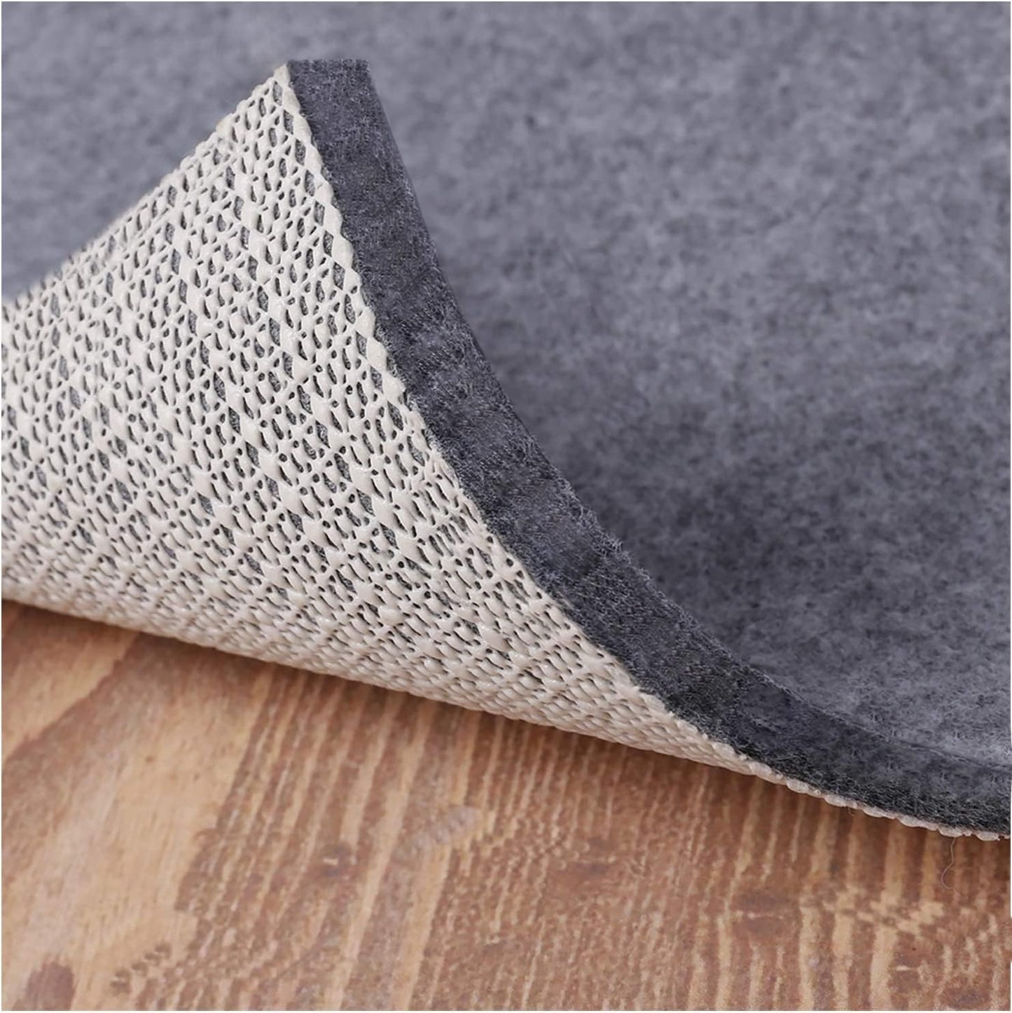 Non Slip Rug Pad Grippers - 2x10, 1/4" Thick, Felt + Rubber Double Layers Area Carpet Mat Tap, Provides Protection and Cushioning for Hardwood or Tile Floors