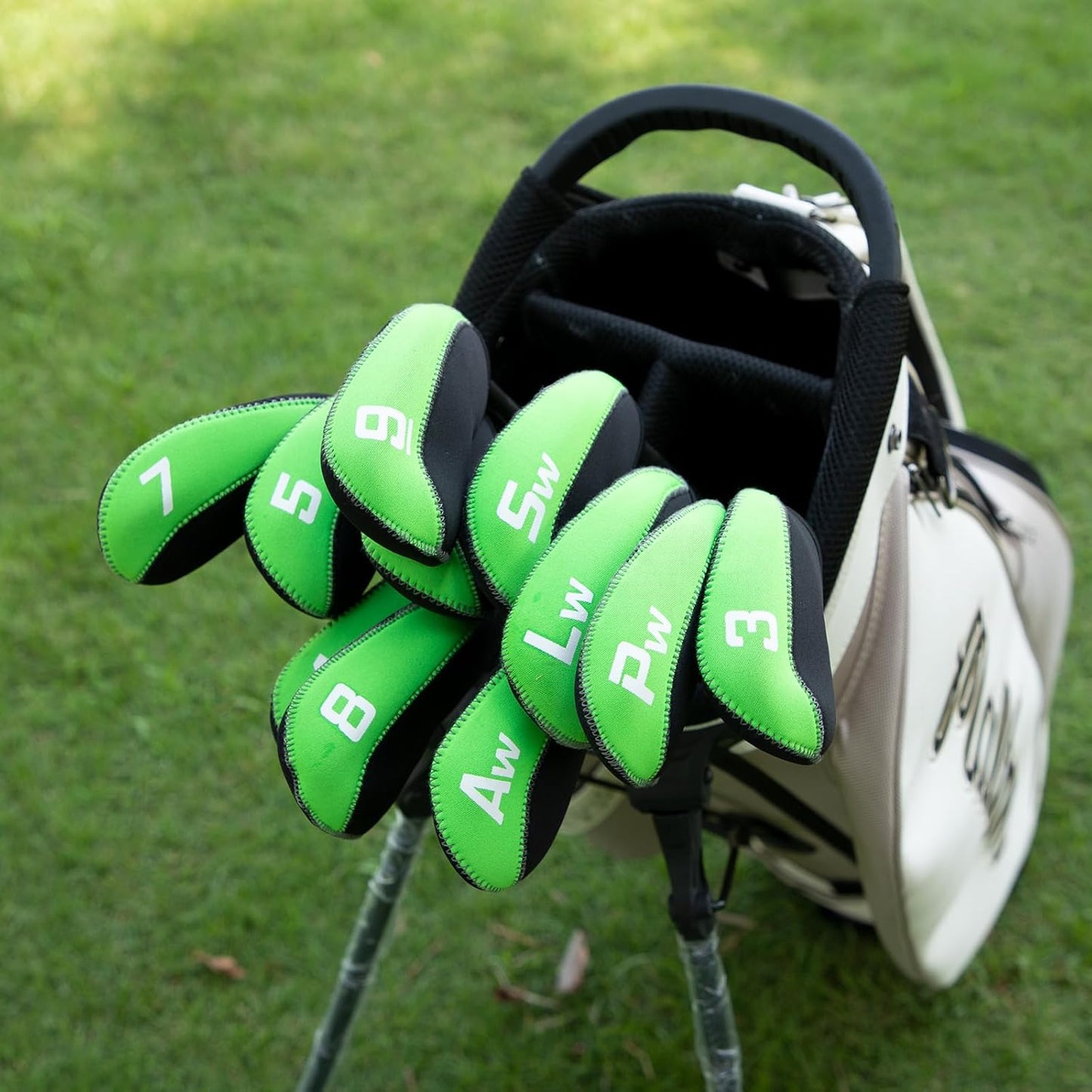 Golf Iron Covers for Golf Clubs Neoprene Golf Iron Cover Set 11pcs/10pcs Golf Iron Headcovers Golf Club Head Covers Fit All Brands
