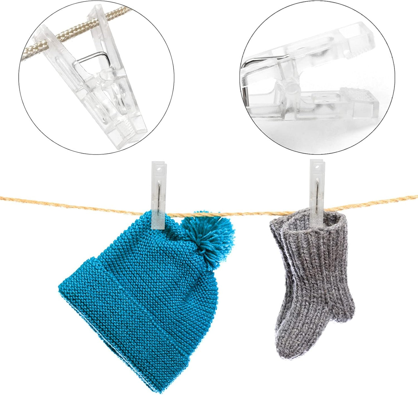 Beach Towel Clips 40 Pcs Plastic Beach Chair Clips for Towels Clothespins for Hanging Clothes