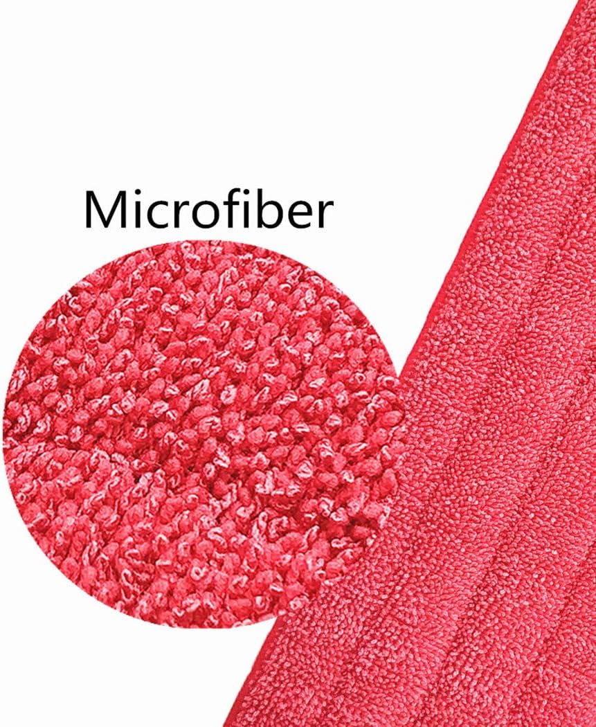 Microfiber Mop Replacement Heads for Wet/Dry Mops Floor Cleaning Pad Fit All Spray Mop (5 Pack)