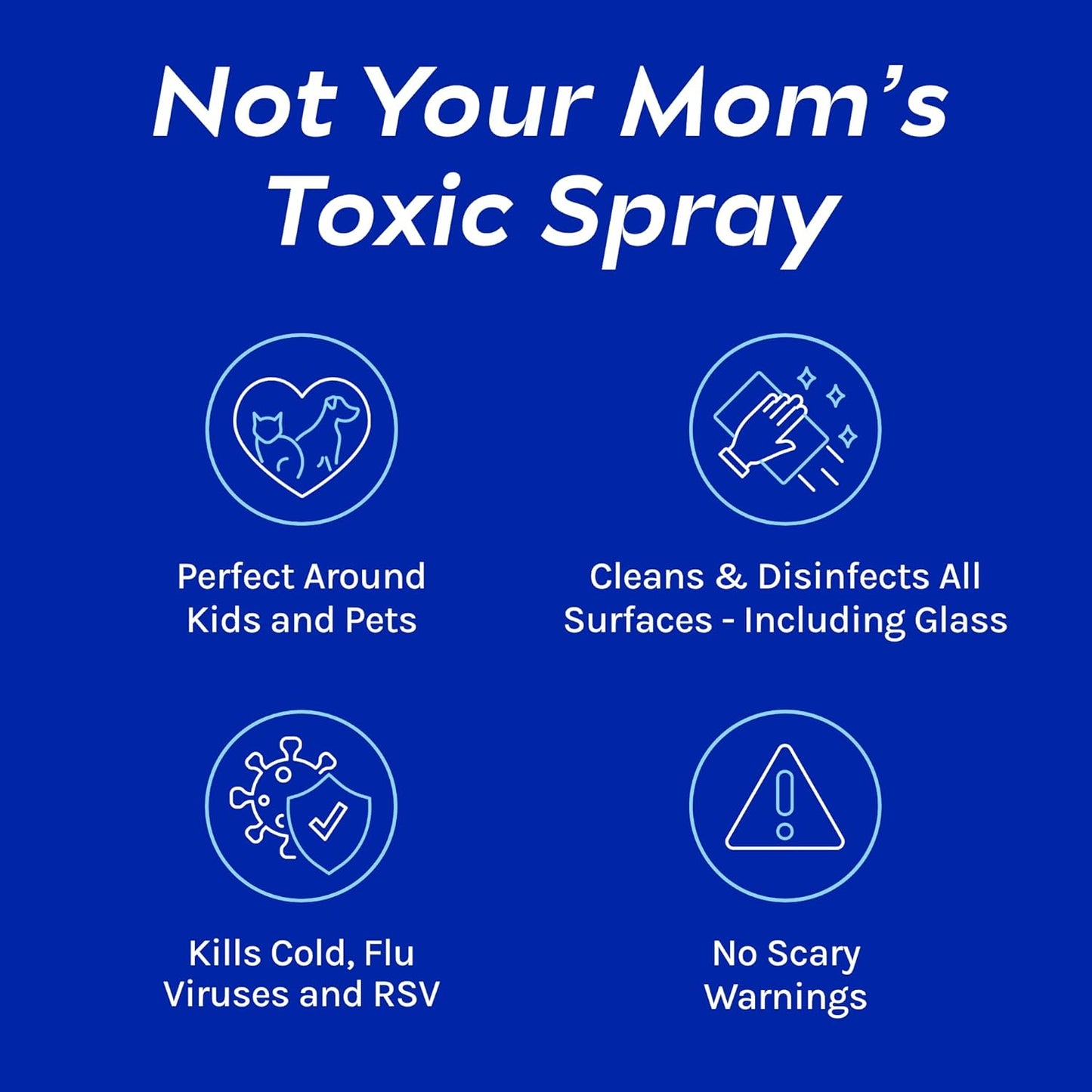 CleanBoss Botanical Disinfectant - 24 oz (Pack of 2) - Multi-Surface Cleaner - Kills 99.9% of Germs + Cold & Flu Viruses - Fresh Thyme Scent - No Rinse on Food Contact Surfaces - Pet Friendly