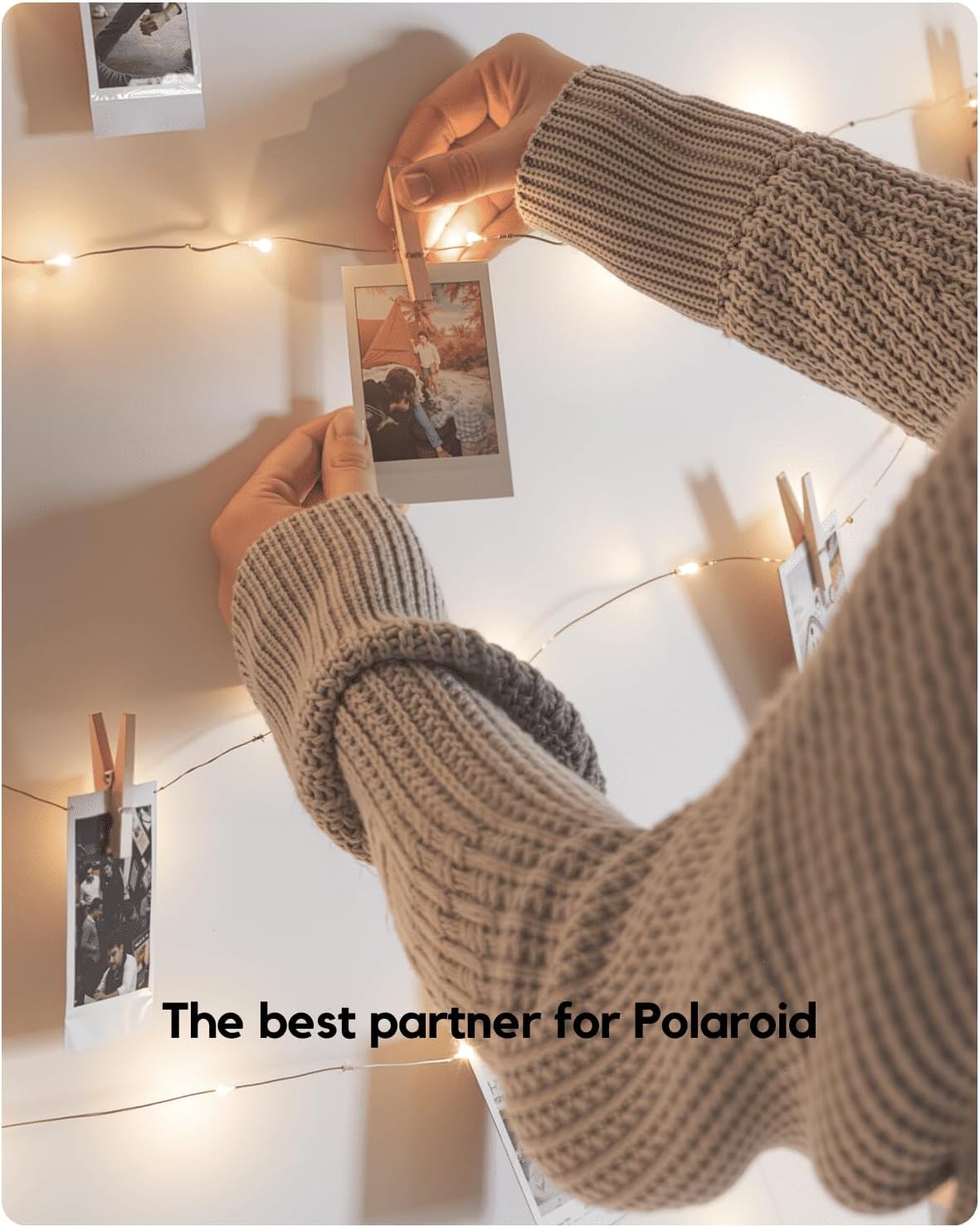 Clothes Pins Wooden Clothespins for Photo 1.77 Inch 50 PCS, Small Wood Clips Close Pin for Classroom Crafts Project Decorations Hanging Pegs 1 3/4"