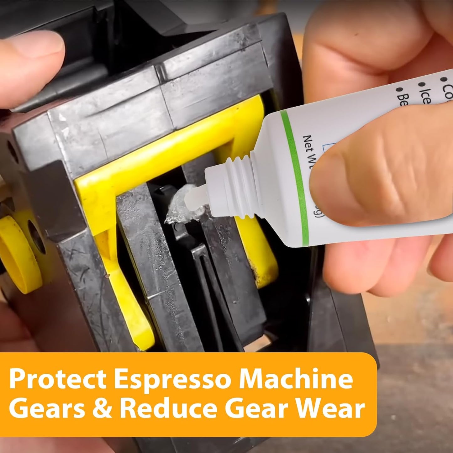 Keze Food Grade Lubricant Grease Espresso Machine Grease Sanitary Lubricant for Mixer, Meat Slicers, Ice Cream and Coffee Machine,Water Filters O Rings Lube Prevent Wear and Rust, 1 oz 4-Pack