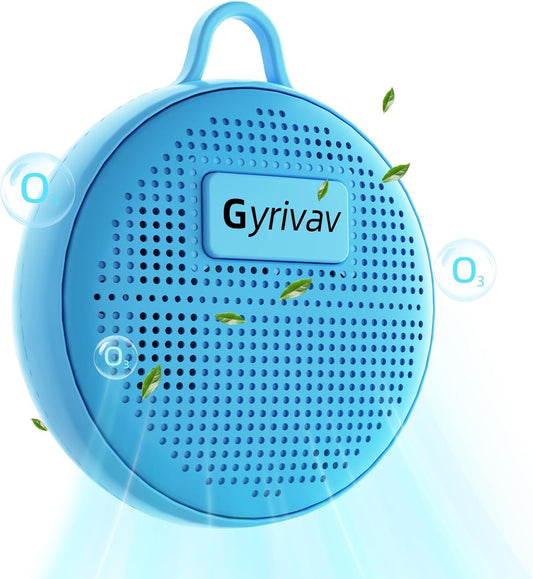 Refrigerator Deodorizer, Rechargeable Deodorizer, Fridge Deodorizer, Air Purifier, Suitable for Refrigerator, Car, Wardrobe, Shoe Cabinet, Better Than Baking Soda and Charcoal（Blue）