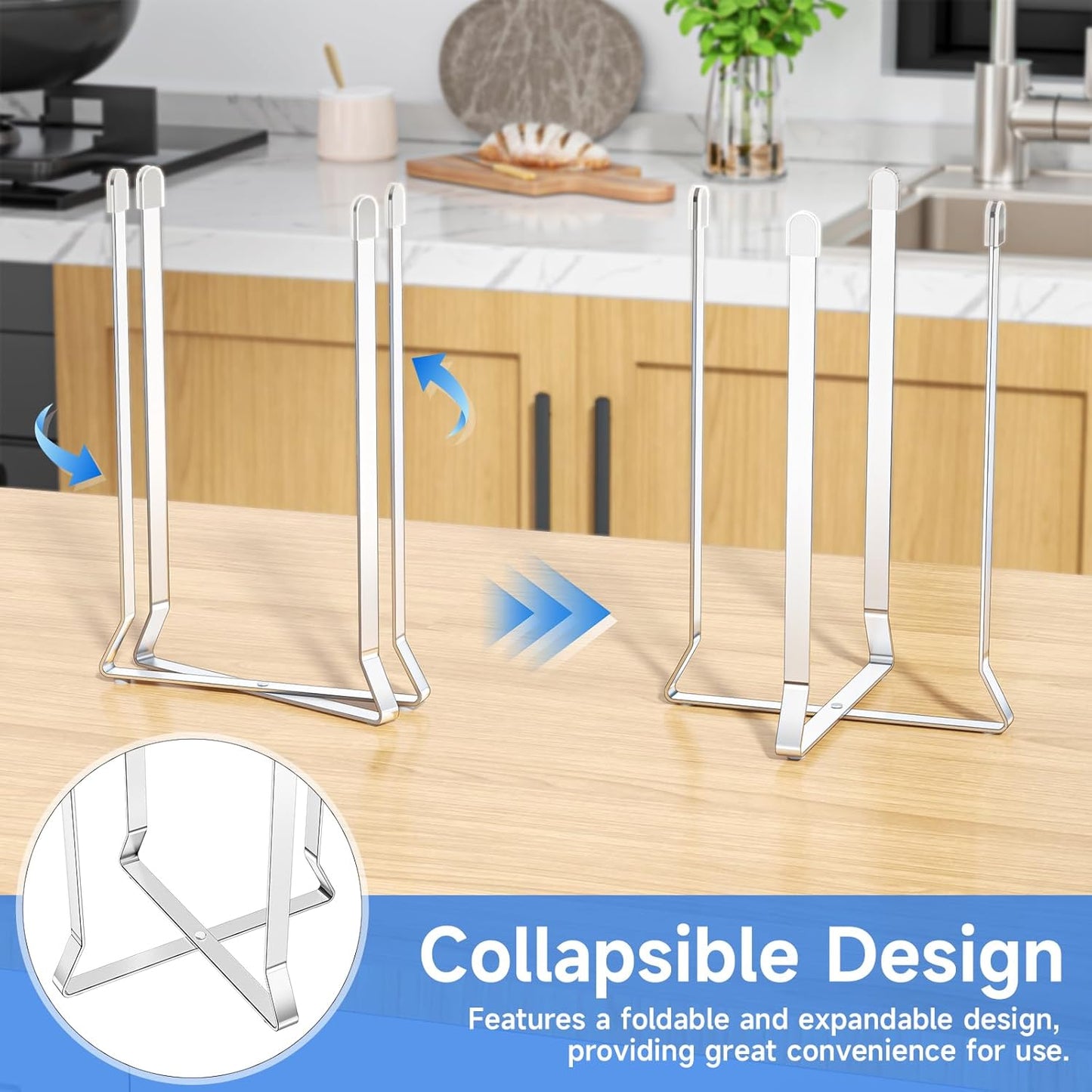 Water Bottle Drying Rack, Collapsible Bottle Rack Dryer, Stainless Steel Baby Bottle Drying Rack for Cup, Water Bottle Dryer Rack, Reusable Bag Drying Stand for Glass Bottles, Sport Bottles