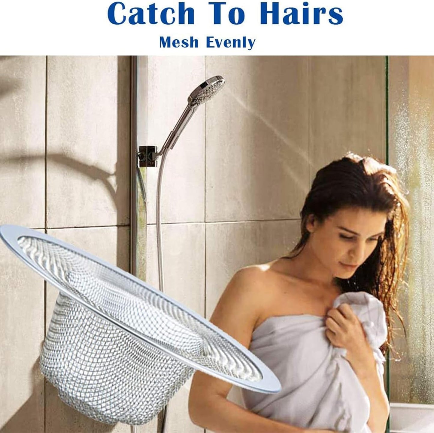 50 pcs Heavy Duty Stainless Steel Slop Basket Filter Trap, 2.75" Top / 1" Mesh Metal Sink Strainer,Perfect for Kitchen Sink/Bathroom Bathtub Wash Basin Floor Drain Balcony Drain Hole