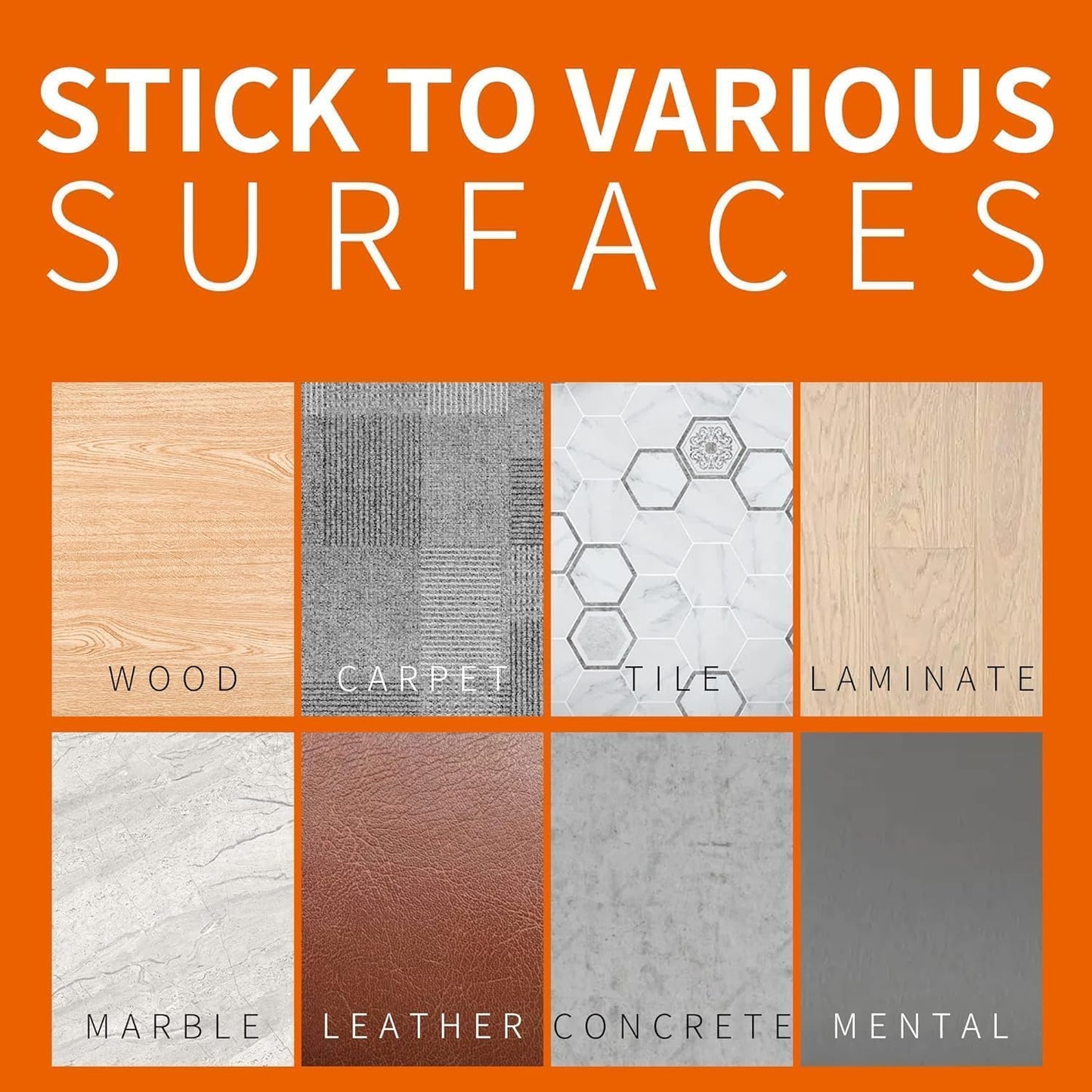 TAPEBEAR Carpet Tape Double Sided 2Inch x 30Yards, Heavy Duty Rug Gripper Anti Slip Anti Curling Floor Tape Residue-Free, Two Sided, Removable, Waterproof for Area Rugs, Mats, Strong Hold for Tile