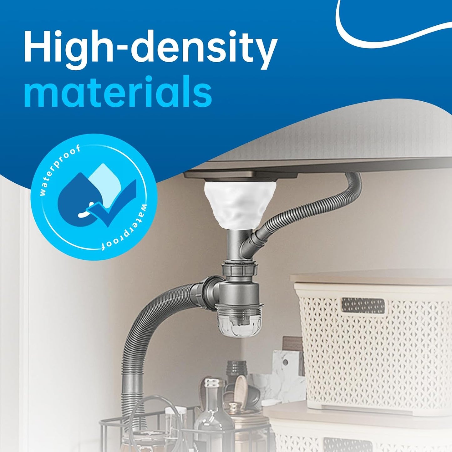 Quick Mending Mud & Waterproof White Sealant Putty (Pack of 8) - Ideal for Sealing: Air Conditioning Gaps, Wall Holes, and Drain Pipe Connections，Duct Seal Repair Sealing Clay.