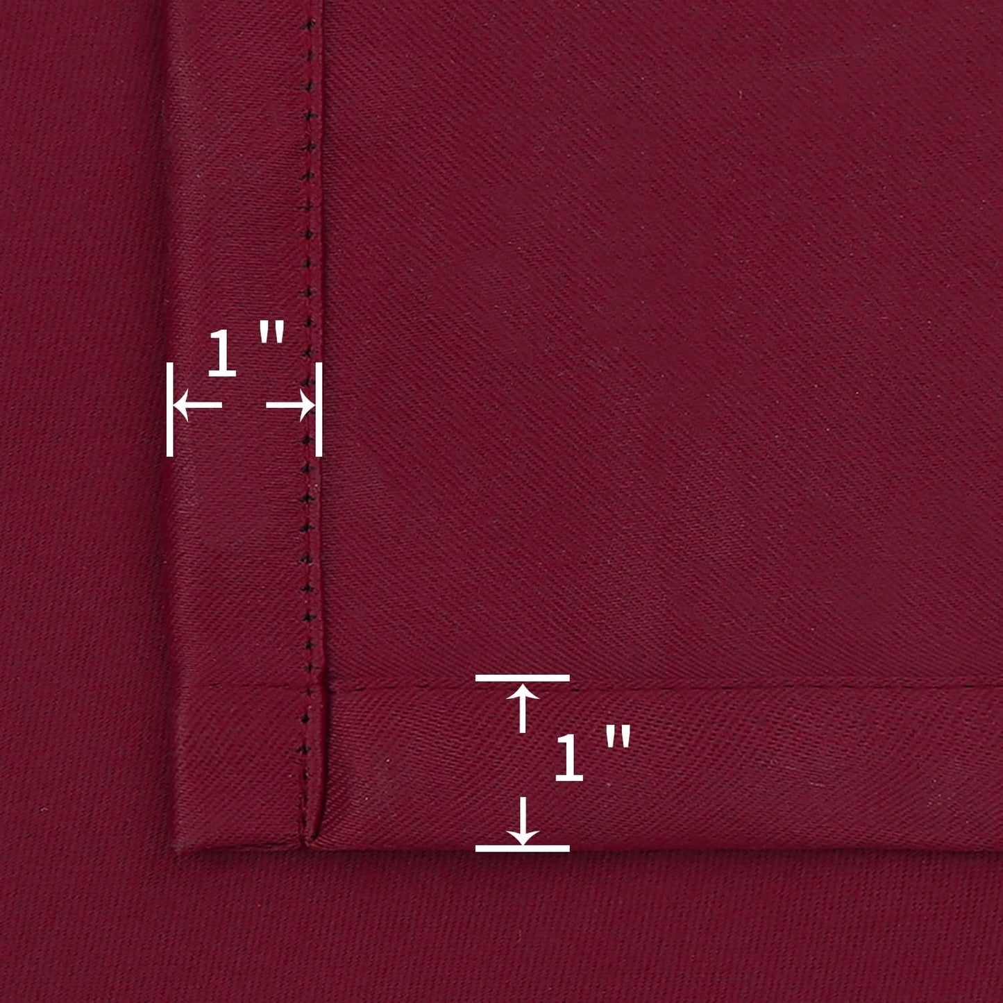 BGment Burgundy Blackout Curtains 90 Inch Long for Living Room - Wine Red Thermal Insulated Drapes with Rod Pocket Darkening Blinds for Dining Bedroom, 52 x 90 Inch, 2 Panels