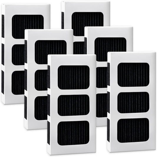 KEEPOW Paultra2 Refrigerator Air Filter Compatible with Frigidaire Pureair Ultra 2, Pure Air Ultra 2, Pureair Ultra ii, Electrolux 242047805, 5303918847, EAP12364179 (6 Pack)