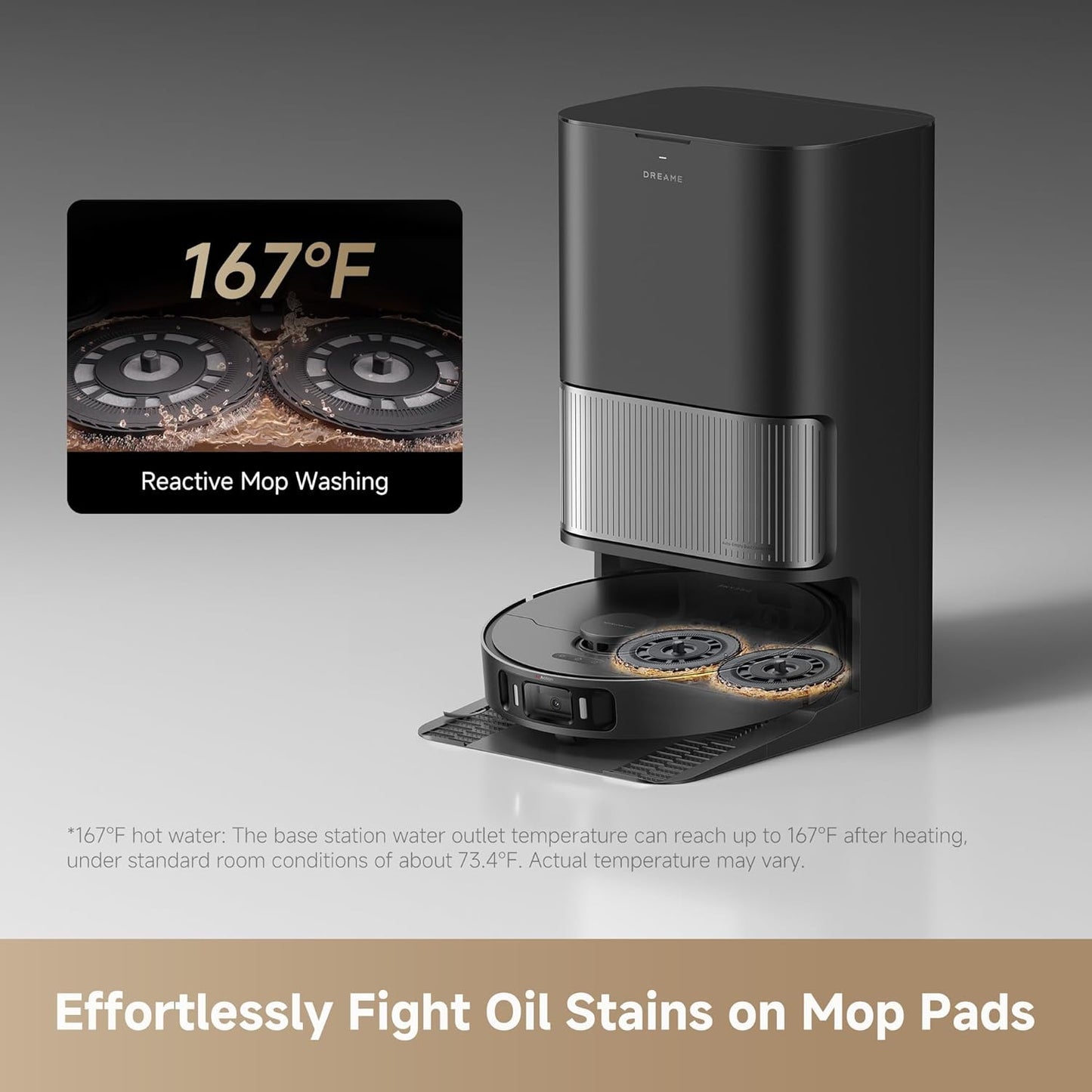 DREAME L40s Ultra AE Robot Vacuum and Mop Combo, 19,000Pa Suction, Self Emptying Dust Box, Flexible Mop & 167℉ Self Cleaning Washboard, Diverse Brush Selection, All-in-One Station, Auto Refill