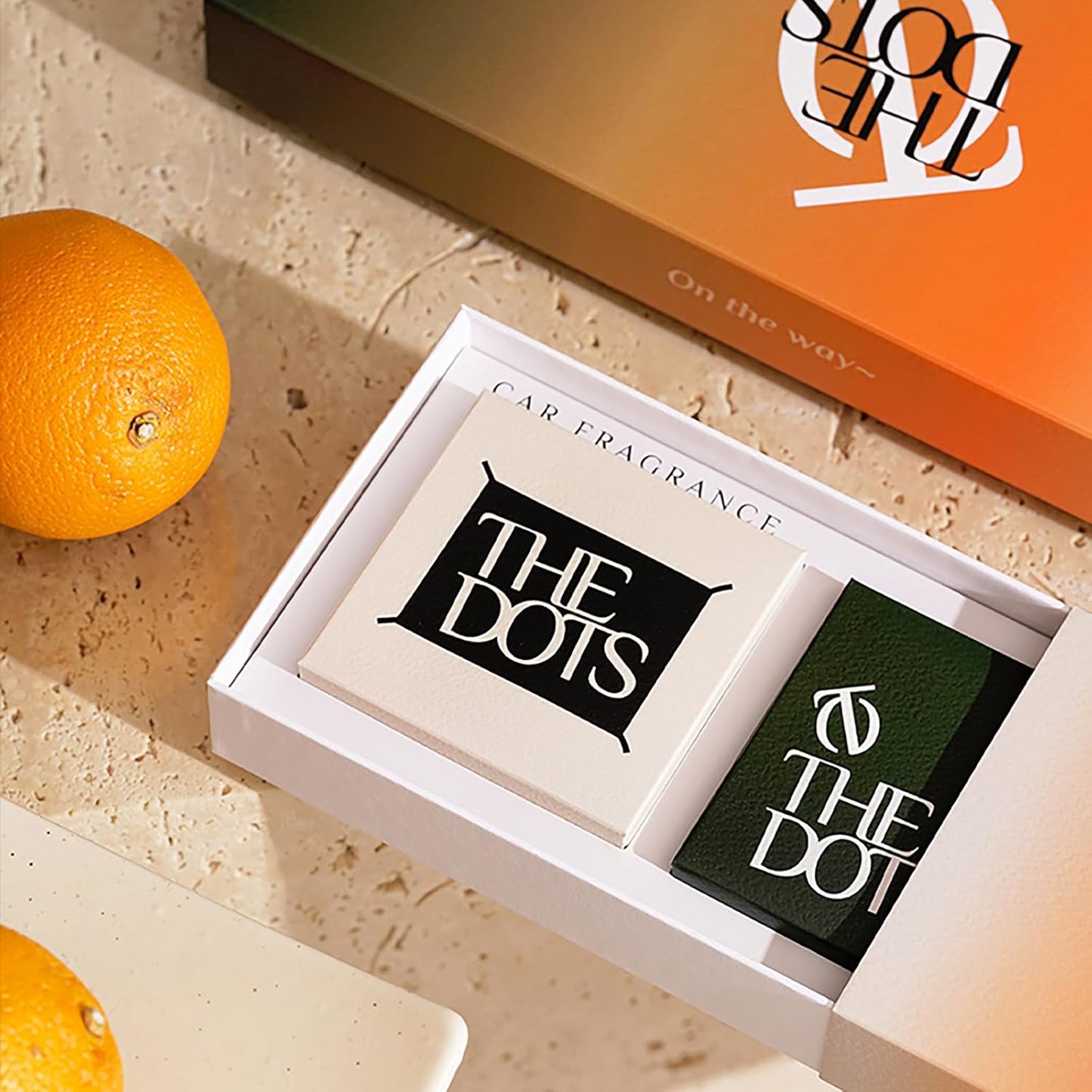 THEDOTS Series Moroccan Mint Tea Car Vent Clip, Fabric Sachet Air Freshener, 30 Days Long-Lasting for Car Interior Decor, Non-Toxic (1 Pack)