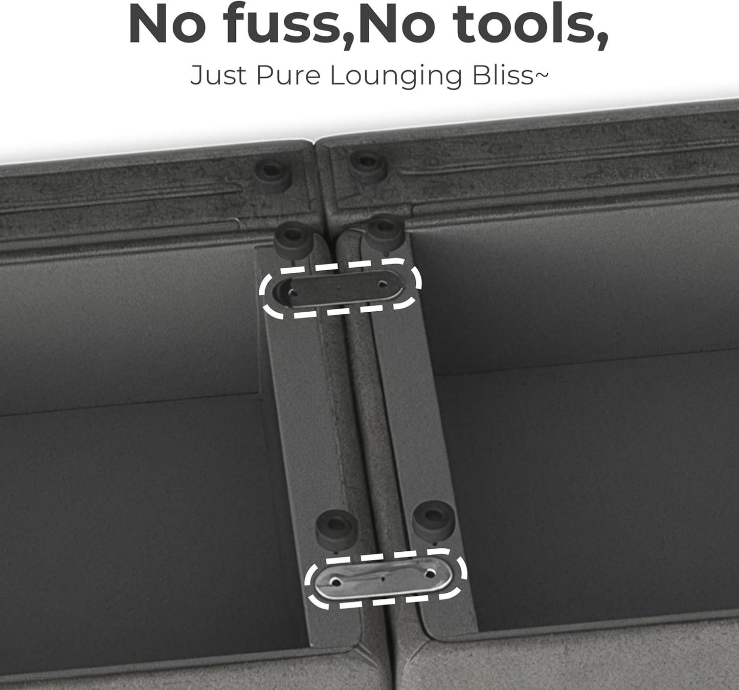 CHITA Oversized Modular Sectional Convertible Fabric Sofa Set, FSC Certified Extra Large Sectional Deep Seat Couch for Living Room,112 inch Width,3 Seat Modern Modular Sofa, Blue