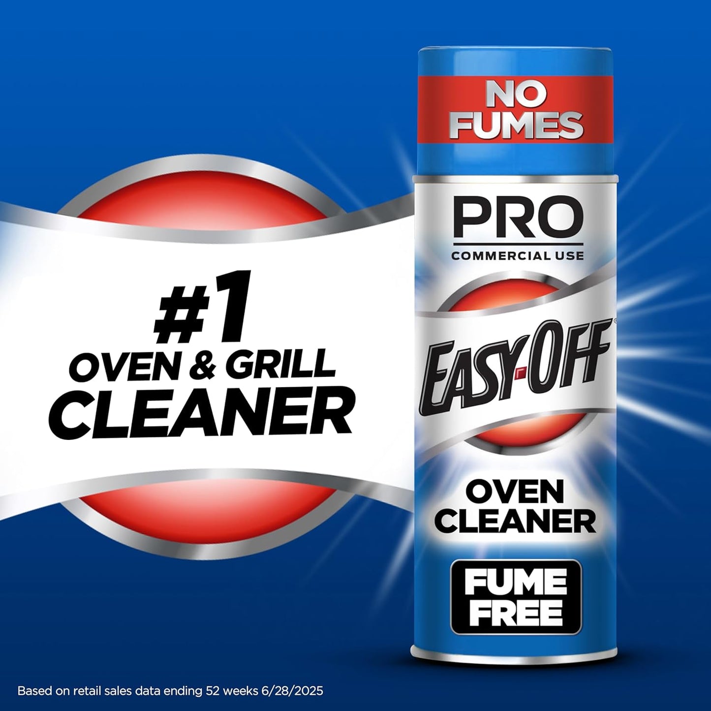 Easy-Off Fume Free Oven Cleaner Spray, Lemon, 24oz, Removes Grease