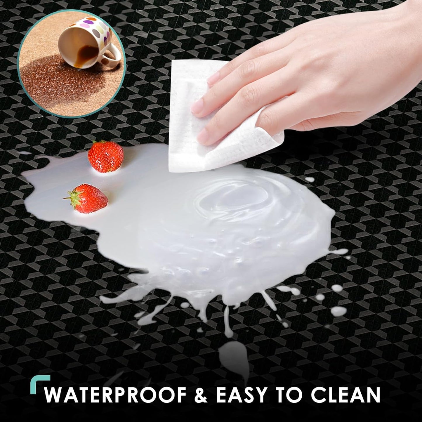 Vicwe Office Chair Mat for Hard Floor, 55"x36" Anti-Slip PVC Computer Chair Mats for Gaming, Easy Glide for Chairs, Multi-Purpose Floor Protector Desk Chair Mat for Home Office