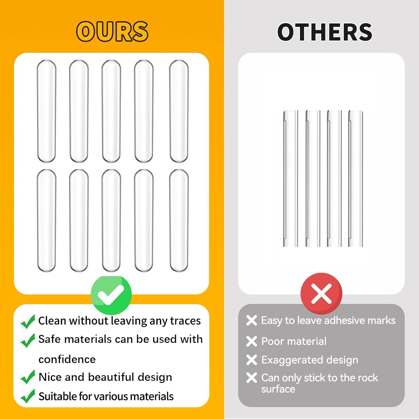 8pcs,Wall Bumpers,Furniture Bumpers,Door Stoppers,Silencing pad,Anti Collision Pad,Using for Refrigerator door,Entrance doors,Cabinet doors,Toilet covers,Table corners(S, 3.5*1cm(1.38*0.39in)