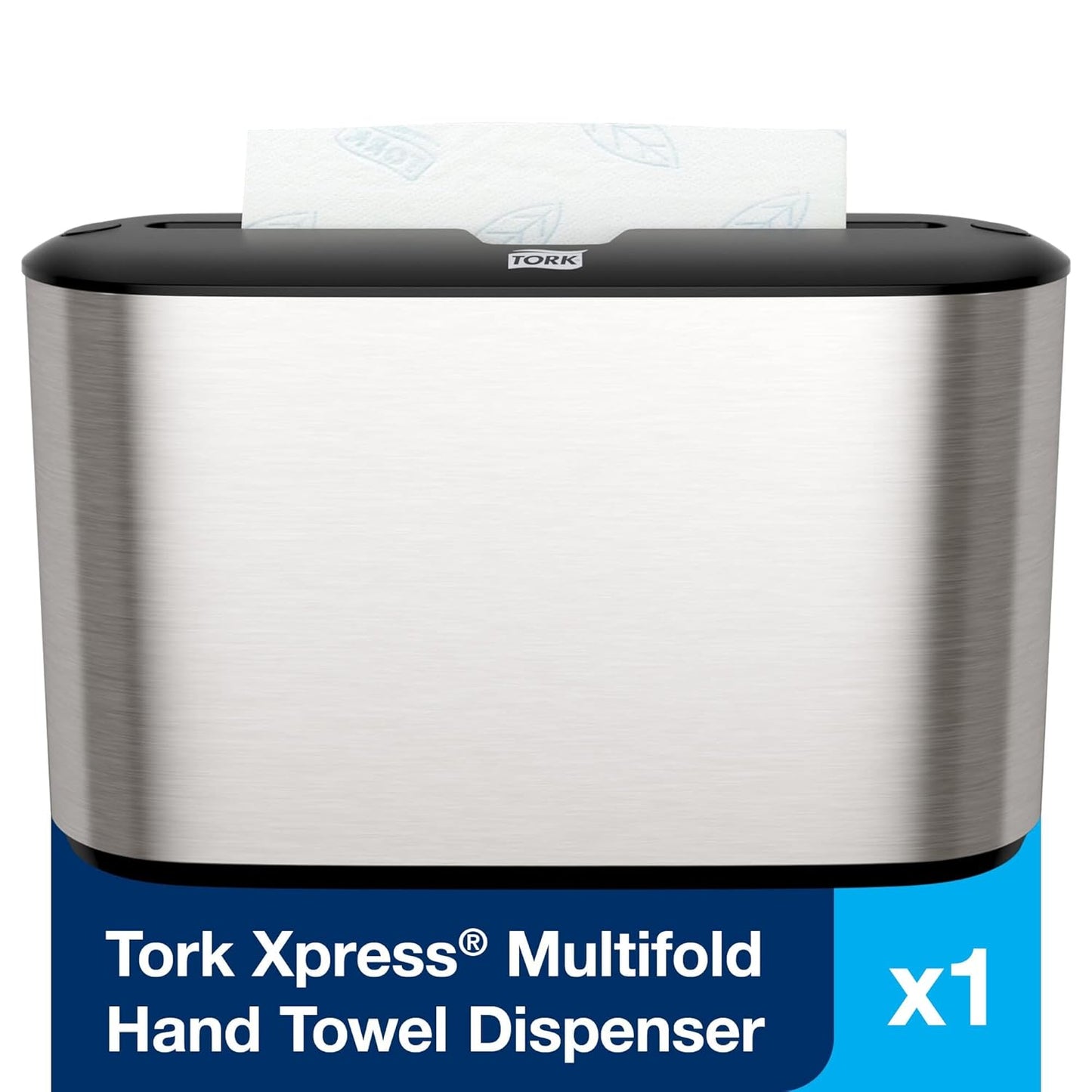 Tork Xpress Paper Towel Dispenser and Tork Extra Soft Multifold Hand Towels (16 Packs)