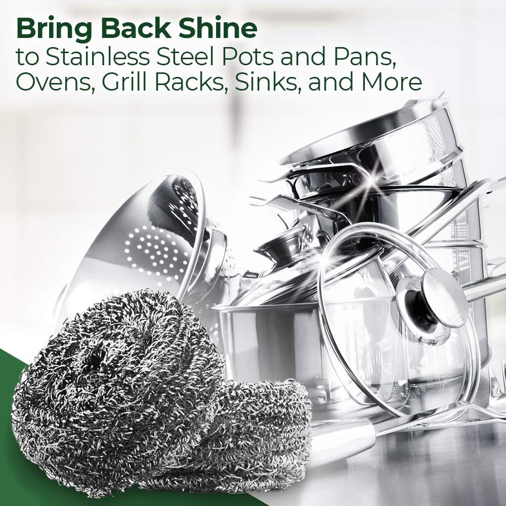 Stanley Home Products Stainless Steel Kitchen Scouring Cleaners (6 Cleaners Included)