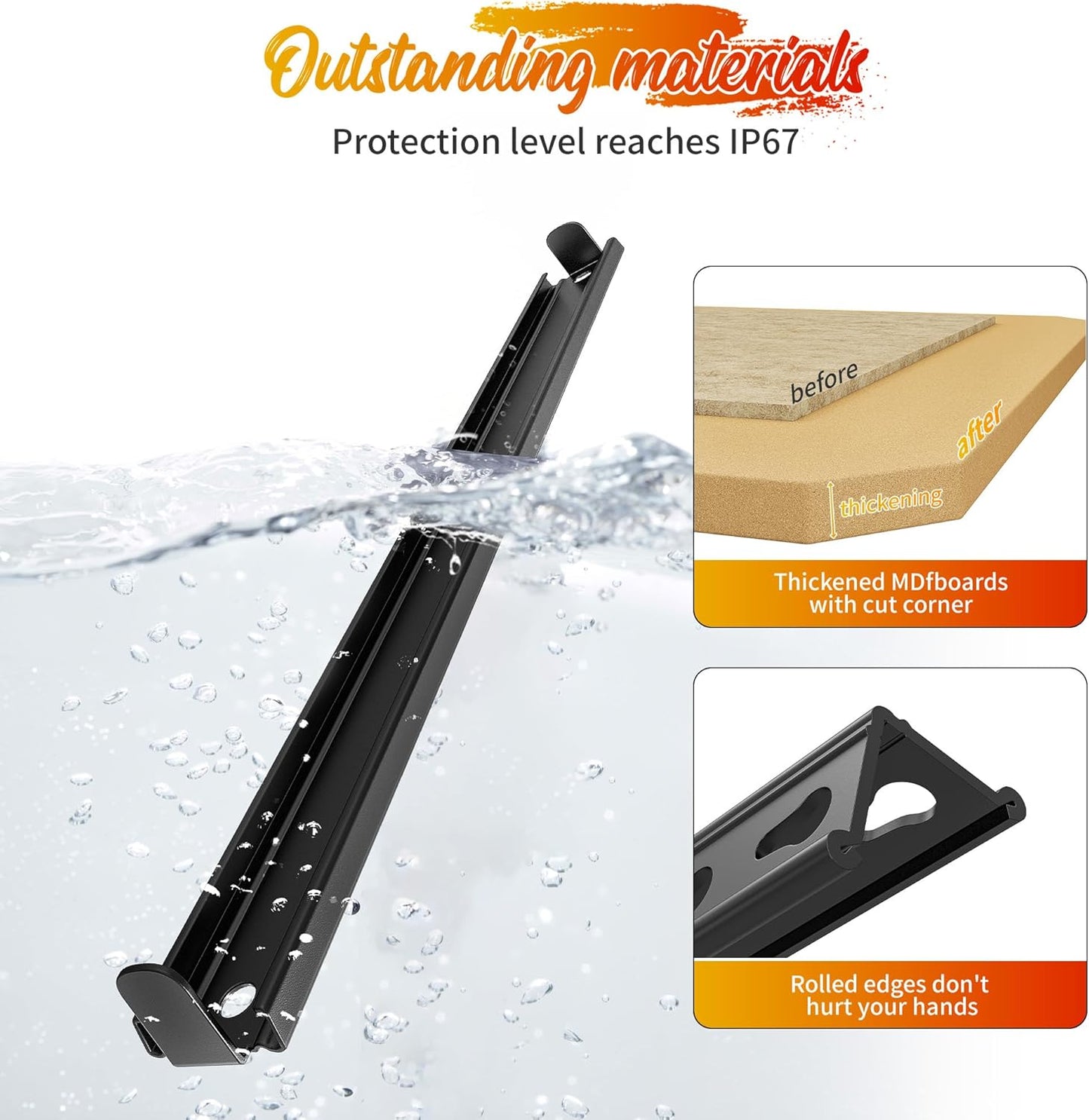 REIBII 48" W Garage Shelving Heavy Duty 3020LBS Storage Shelves 5 Tier Heavy Duty Shelving Adjustable Garage Shelves for Basement, Warehouse, Commercial, Easy Assemble, 48" W x 72" H x 24" D