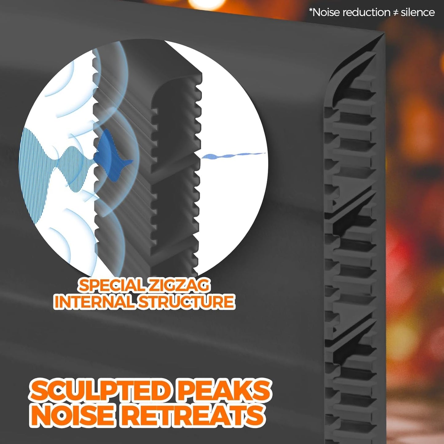 Holikme Weather Stripping 41 inch Door Draft Stopper Under Door Draft Blocker Doors Sweep Noise Stopper Noise Stopper Strong Adhesive Grey