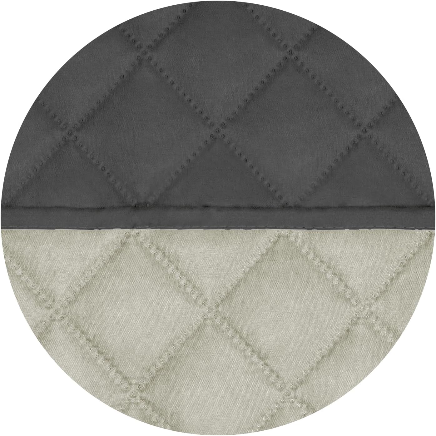 PureFit Reversible Quilted Sofa Cover, Water Resistant Slipcover Furniture Protector, Washable Couch Cover with Non Slip and Elastic Straps for Kids, Dogs, Pets (Oversized Loveseat, Dark Gray/Beige)