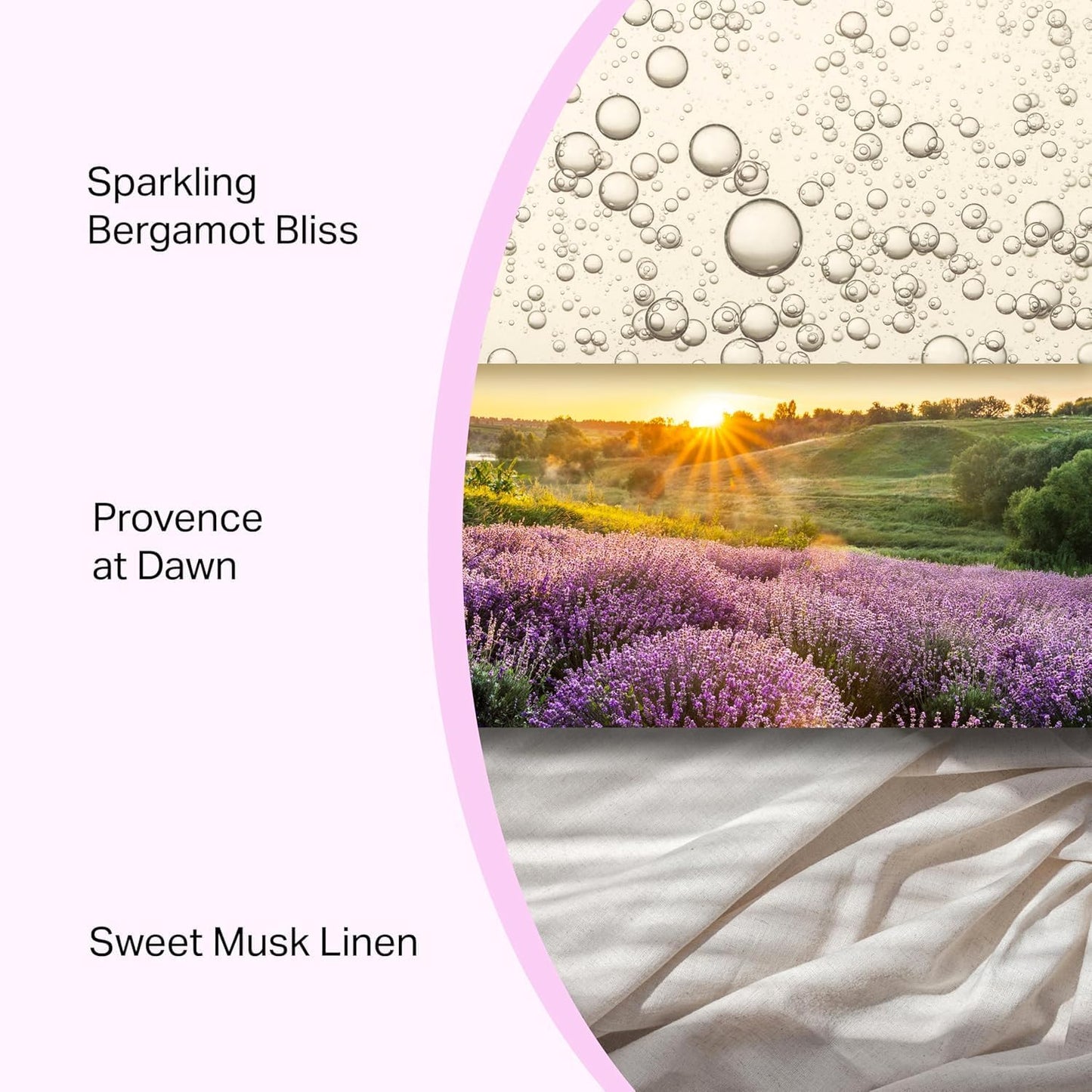 Lavender Candle 19oz Volcano Jar with Wooden Wick Upto 75 Hours Burn Time in a Large 4" x 5" Solid Purple Glass Jar in a Luxury Gold Foil Gift Box