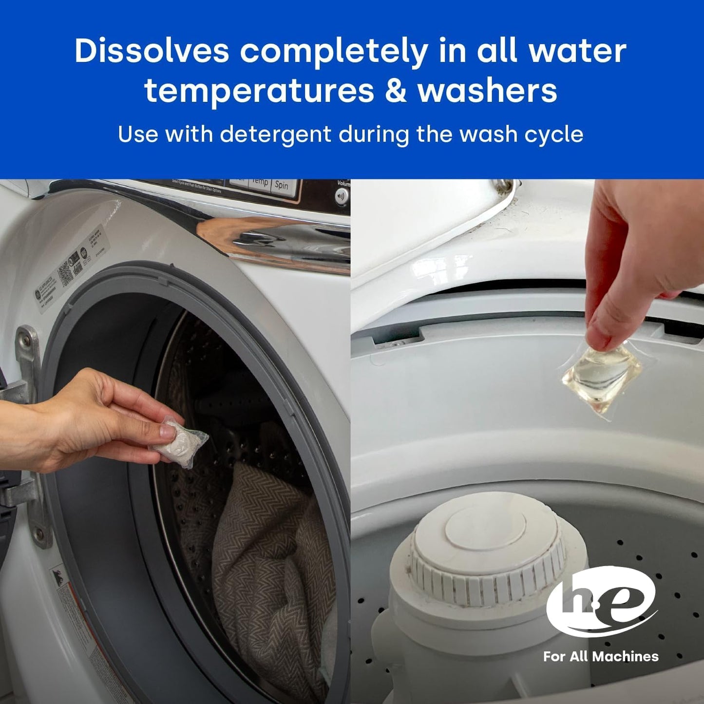 Dropps Laundry Fabric Softener Pods, Lavender Meadow (64 Pods) - Laundry Additive for Softening & Protection - HE Compatible Mineral Based Ingredients Laundry Supplies