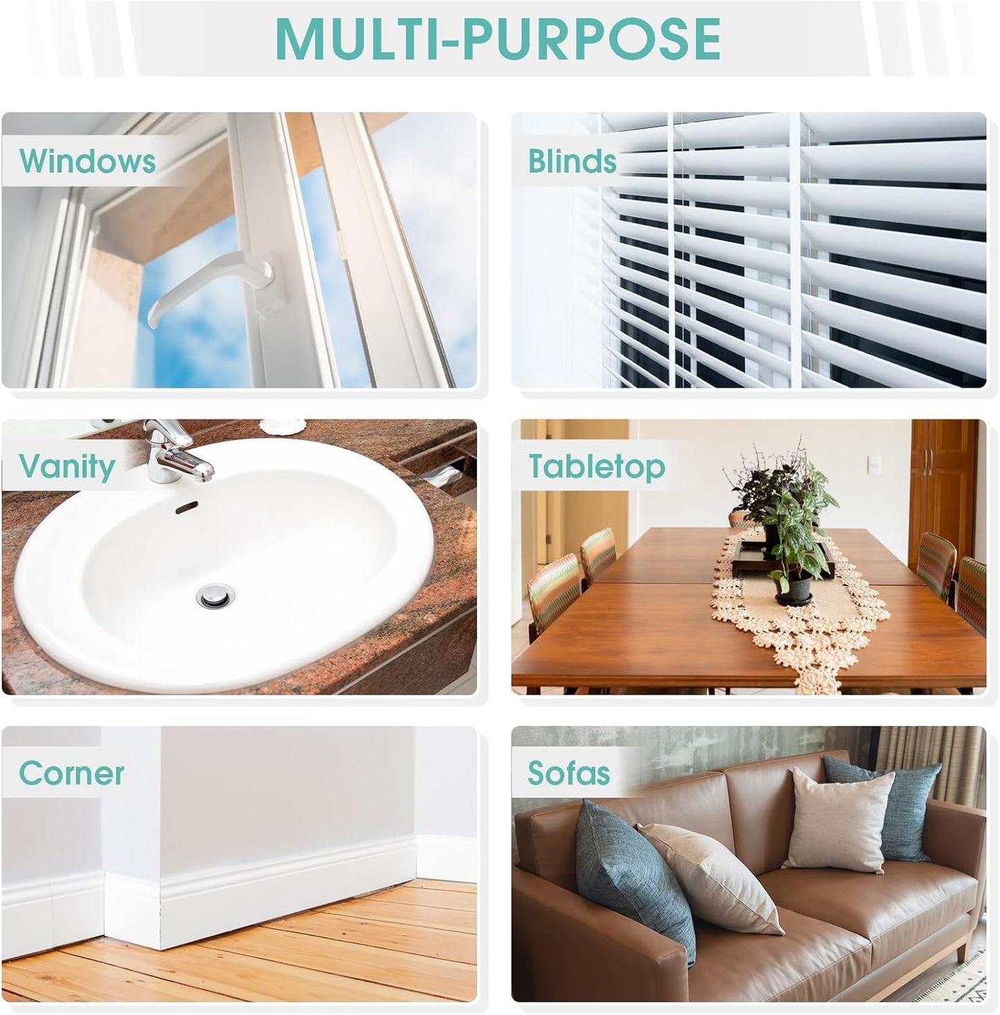 4 Pack Damp Dusting Sponge Duster, Yellow Dust Cleaning Sponge, Reusable Household Cleaning Sponge Tool for Blinds, floorboards, Fan Blades, Vents, Glass, Railings, Mirrors