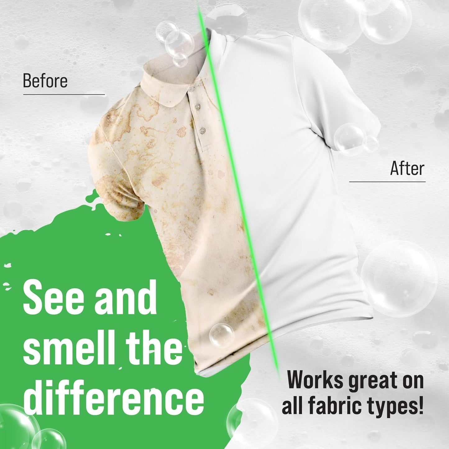 Rockin' Green Classic Rock Laundry Detergent (90 Loads), Plant based, All Natural Laundry Detergent Powder, Vegan and Biodegradable Odor Fighter, Safe for Sensitive Skin, 45 oz (Smashing Watermelons)