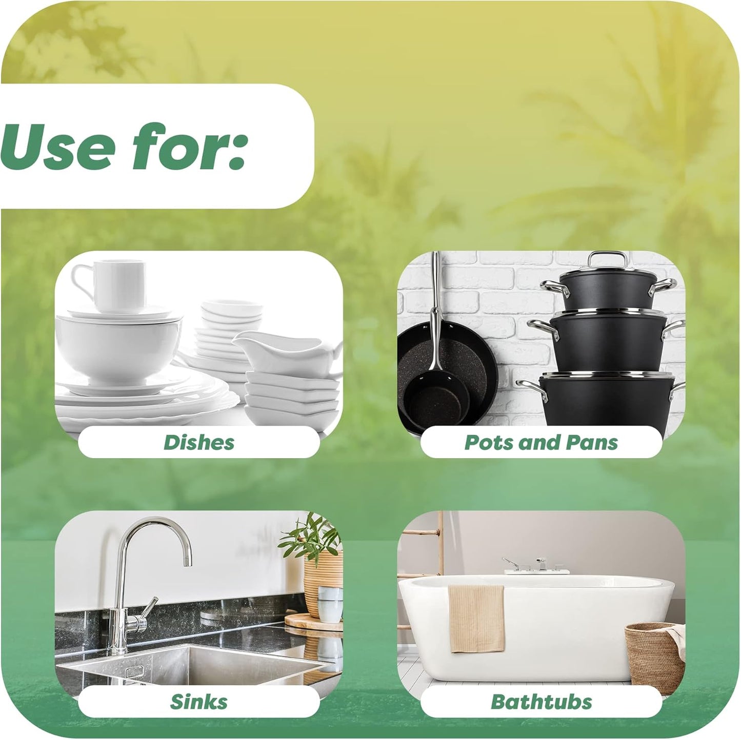 SCRUBIT 24 Natural Scouring Pads - Eco Friendly Scrubbing Pads for Kitchen Cleaning, Dishes, and Pots - Non-Scratch Kitchen Scrubbers - 100% Natural Sisal Fibers (24 Pack)