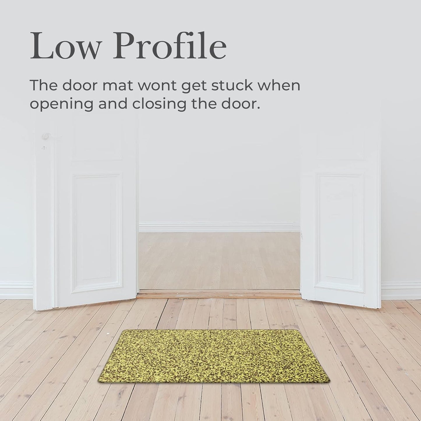 Premium Microfiber Indoor Door Mat – 24"x36" Washable Entry Mat, Non-Slip, Waterproof Backing, Super Absorbent, Low Profile Entryway Doormat for Indoor Entrance