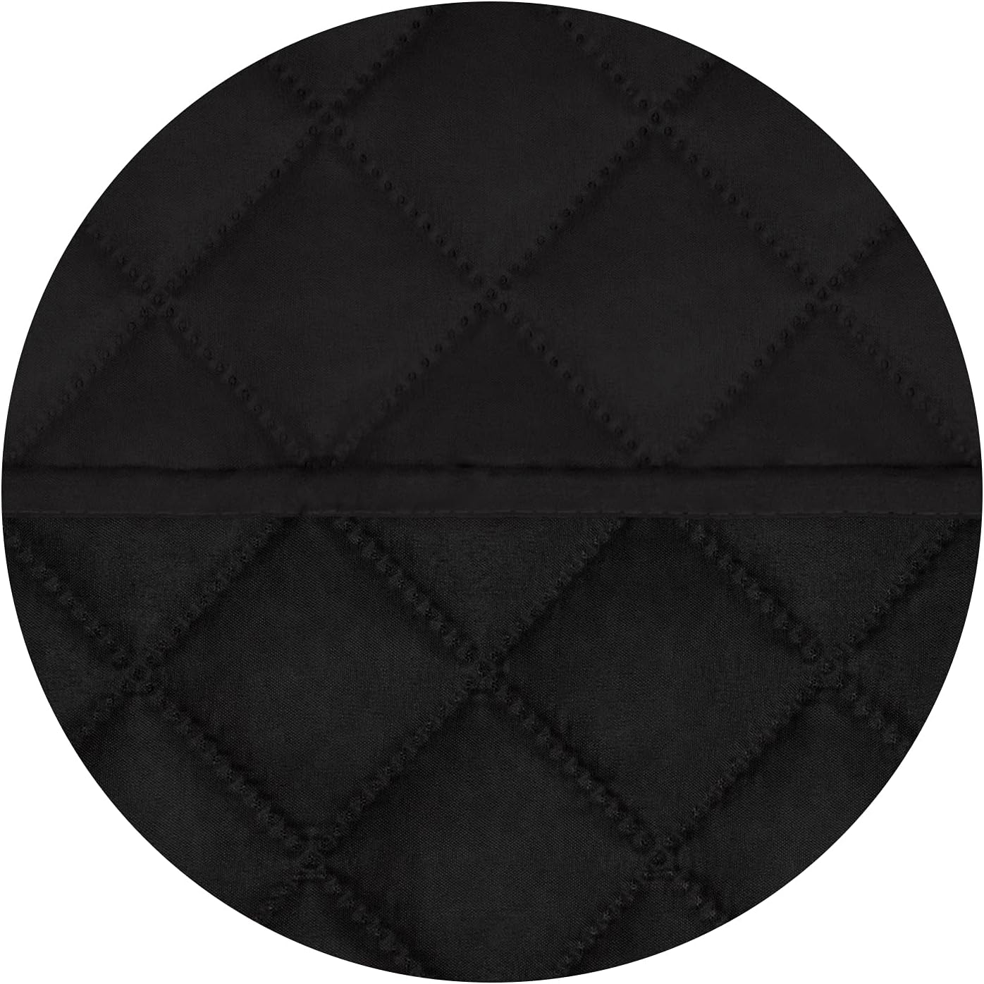 PureFit Reversible Quilted Sofa Cover, Water Resistant Slipcover Furniture Protector, Washable Couch Cover with Non Slip and Elastic Straps for Kids, Pets (Sofa, Black/Black)