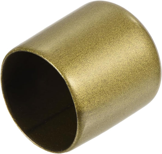 uxcell 20pcs Rubber End Caps 29mm ID Vinyl Round Tube Bolt Cap Cover Thread Protectors Gold